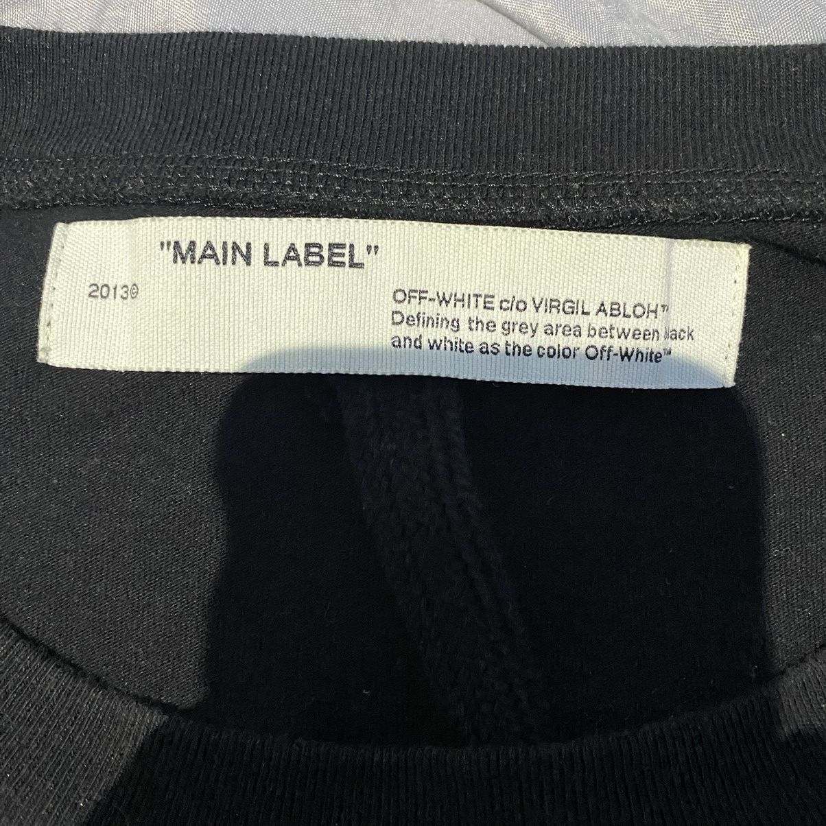 Off-White Off White Beige and Black T-Shirt Size US L / EU 52-54 / 3 - 3 Thumbnail