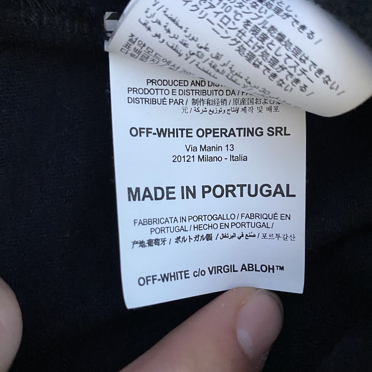 Off-White Off White Beige and Black T-Shirt Size US L / EU 52-54 / 3 - 7 Thumbnail