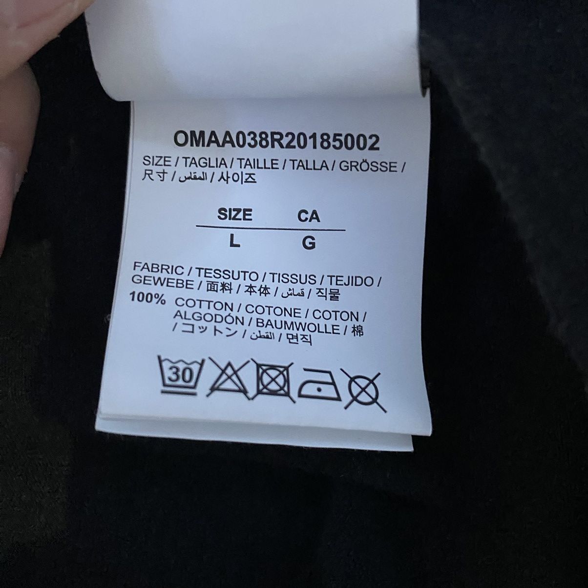 Off-White Off White Beige and Black T-Shirt Size US L / EU 52-54 / 3 - 6 Thumbnail
