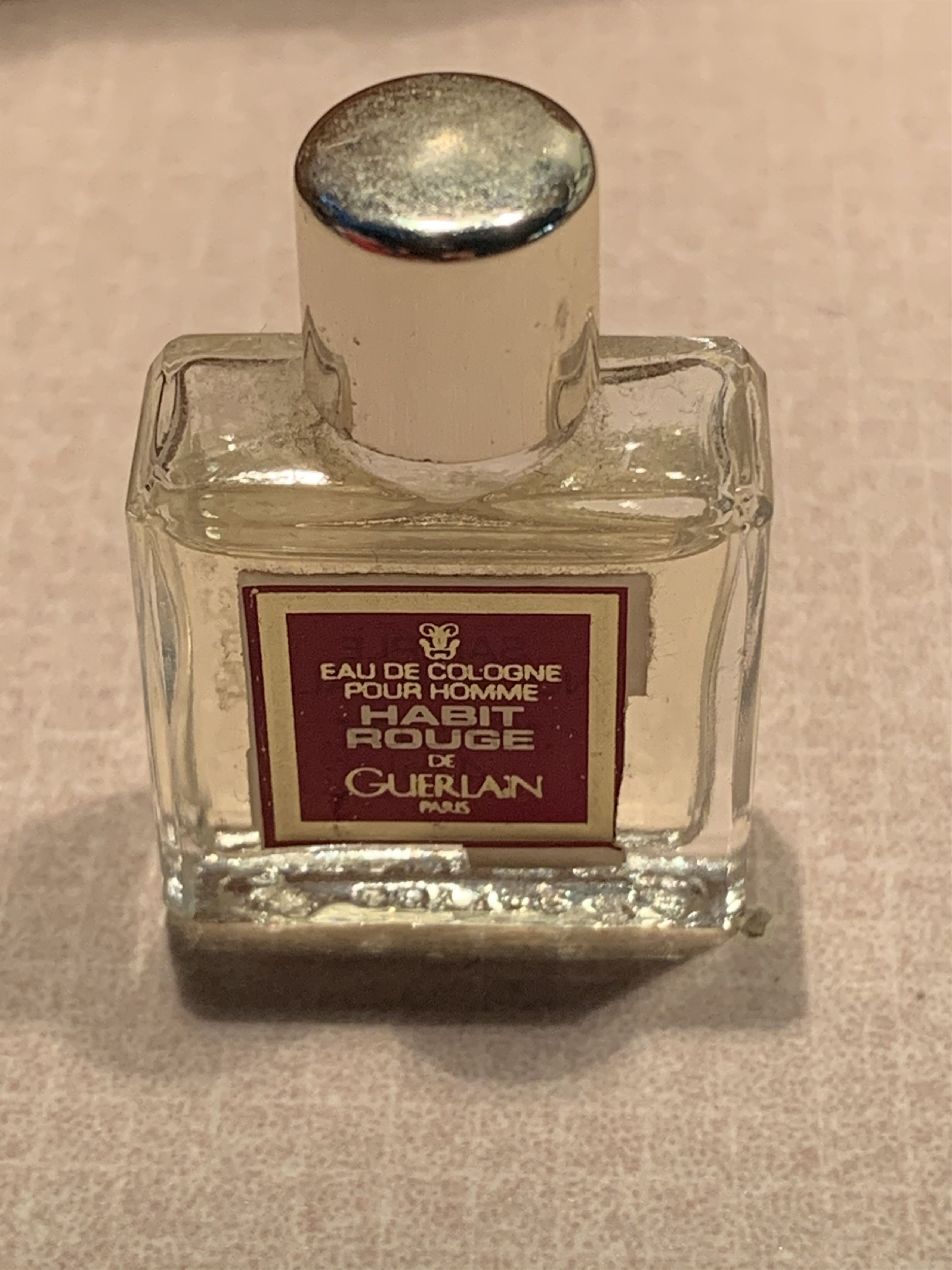 Designer × Vintage RARE Vintage Guerlain Habit Rouge Mini Splash Cologne Size ONE SIZE - 1 Thumbnail