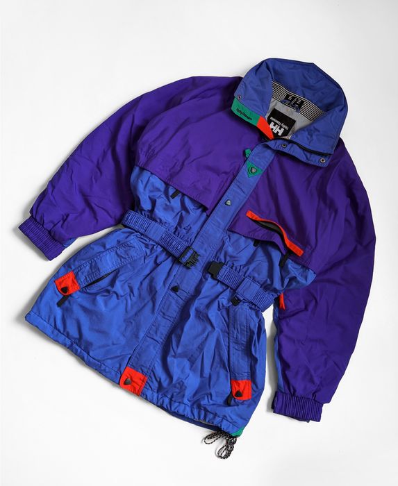 Vintage Helly Hansen vintage ski jacket multicolor 90s 80s equipe | Grailed