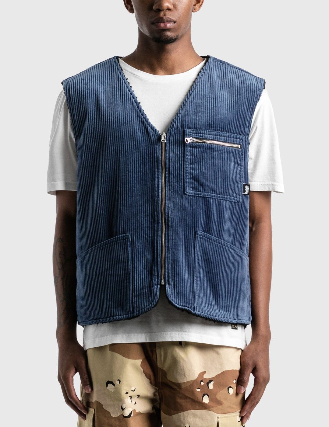 トップス stussygear PYTHON REVERSIBLE VEST L Stussy Stussy Python Reversible Vest | Grailed