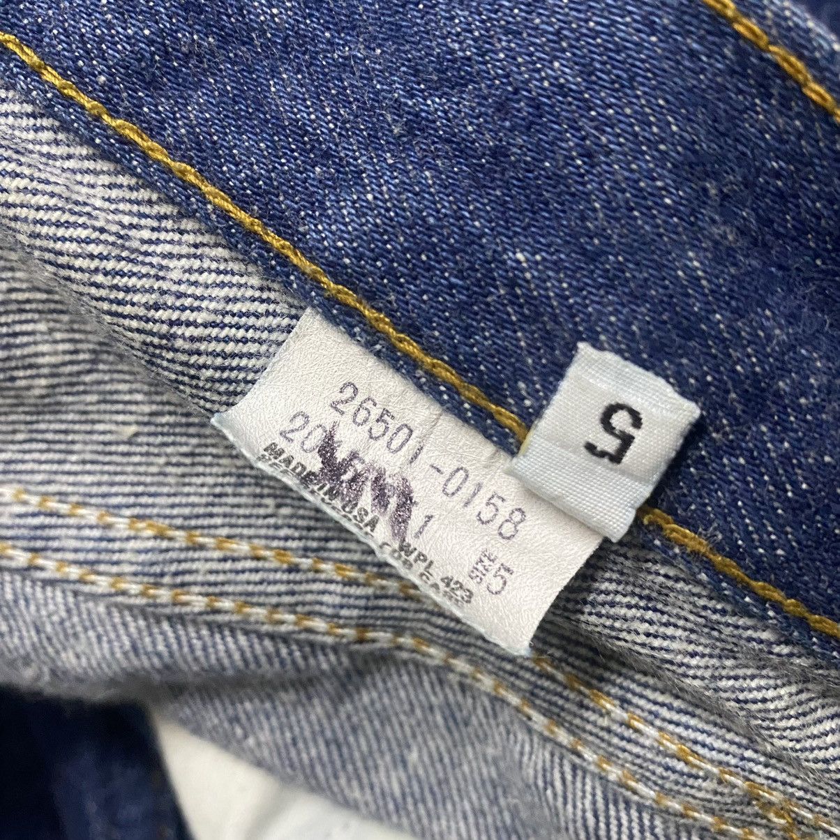 Levi's Vintage 90s Levis 501 Women Jeans 24x32 Made in USA Size 24" / US 00 / IT 34 - 14 Thumbnail
