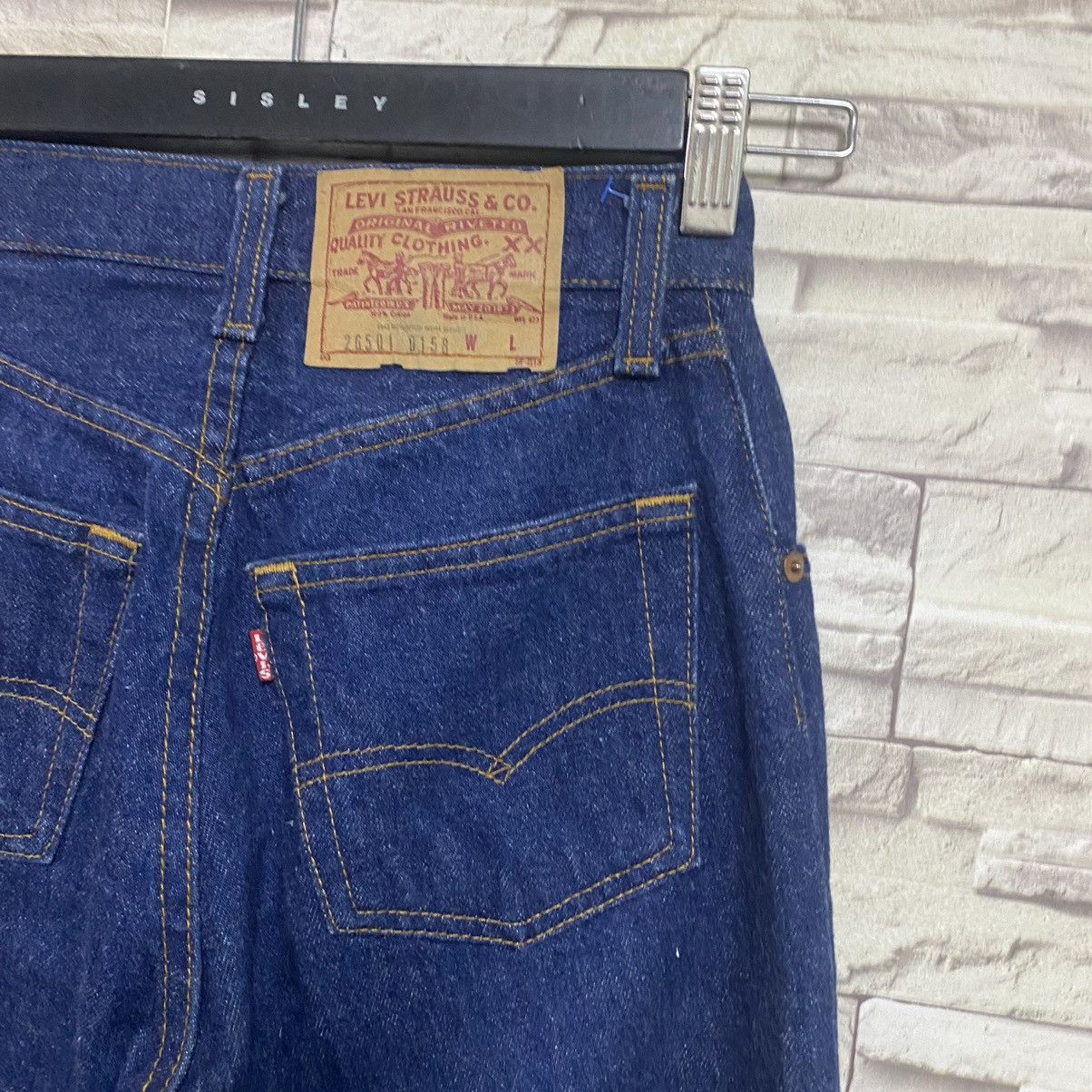 Levi's Vintage 90s Levis 501 Women Jeans 24x32 Made in USA Size 24" / US 00 / IT 34 - 11 Thumbnail