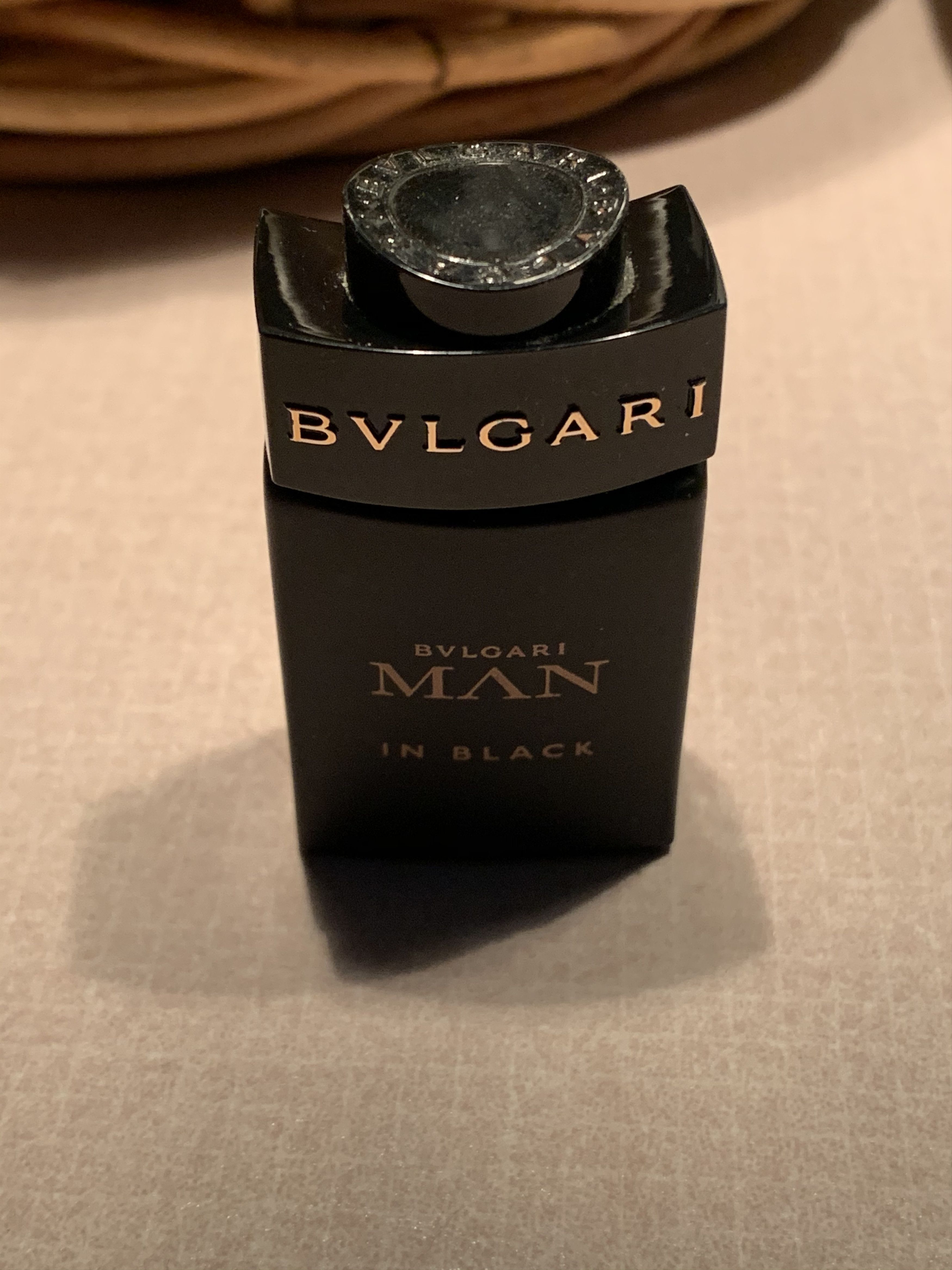 RARE* Vintage Bvlgari Man In Black Mini Splash Cologne