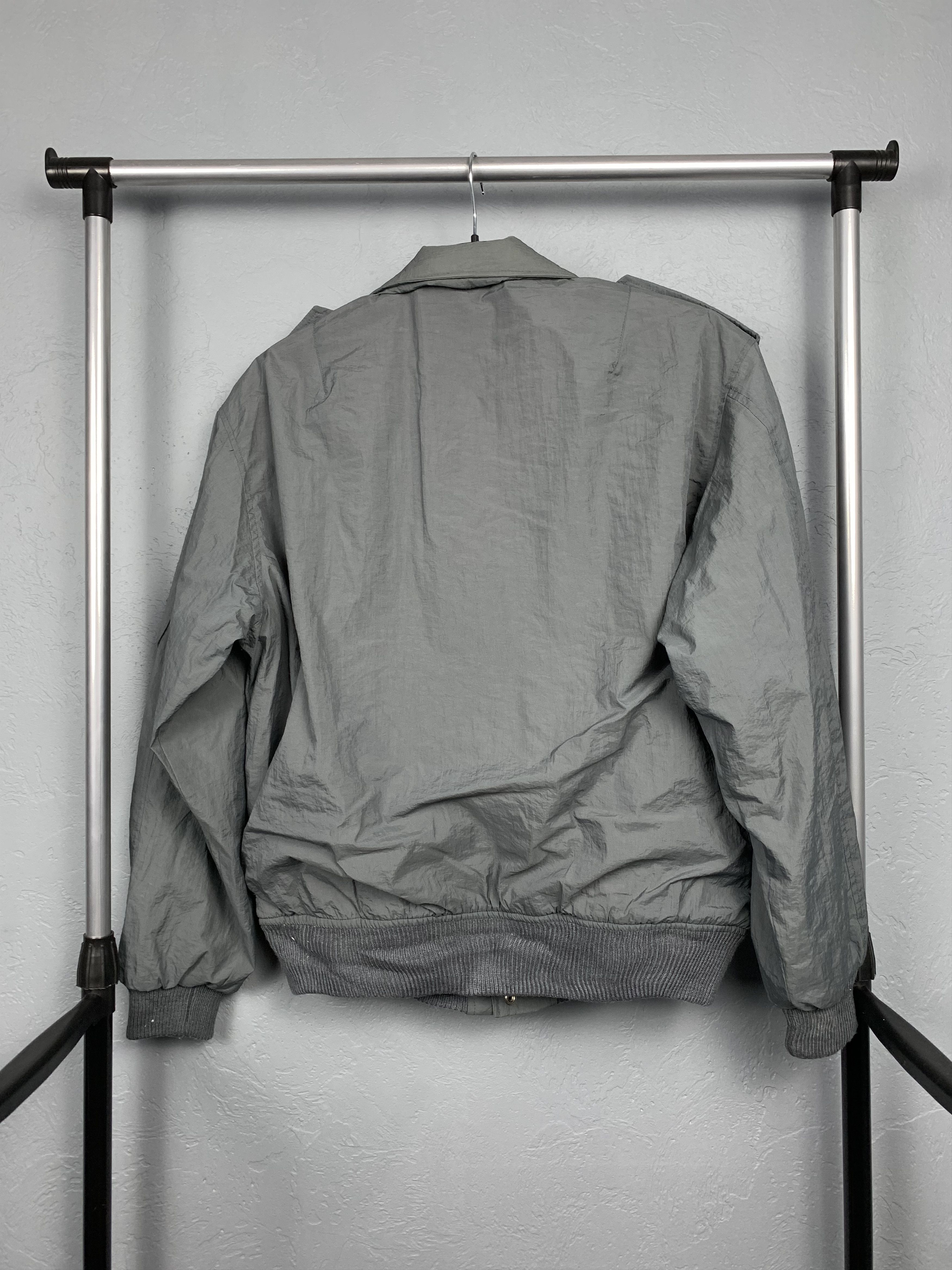 Japanese Brand 80s Vintage Pilot Nylon Bomber Jacket MA 1 USA Size US L / EU 52-54 / 3 - 5 Thumbnail