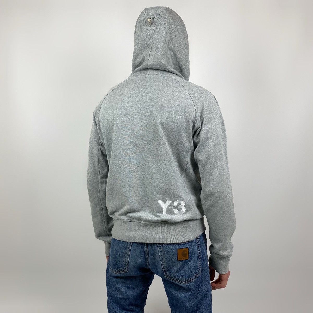 Adidas F/W 2010 Adidas Y-3 Adjustable Hood Cotton Hoodie Size US S / EU 44-46 / 1 - 1 Thumbnail