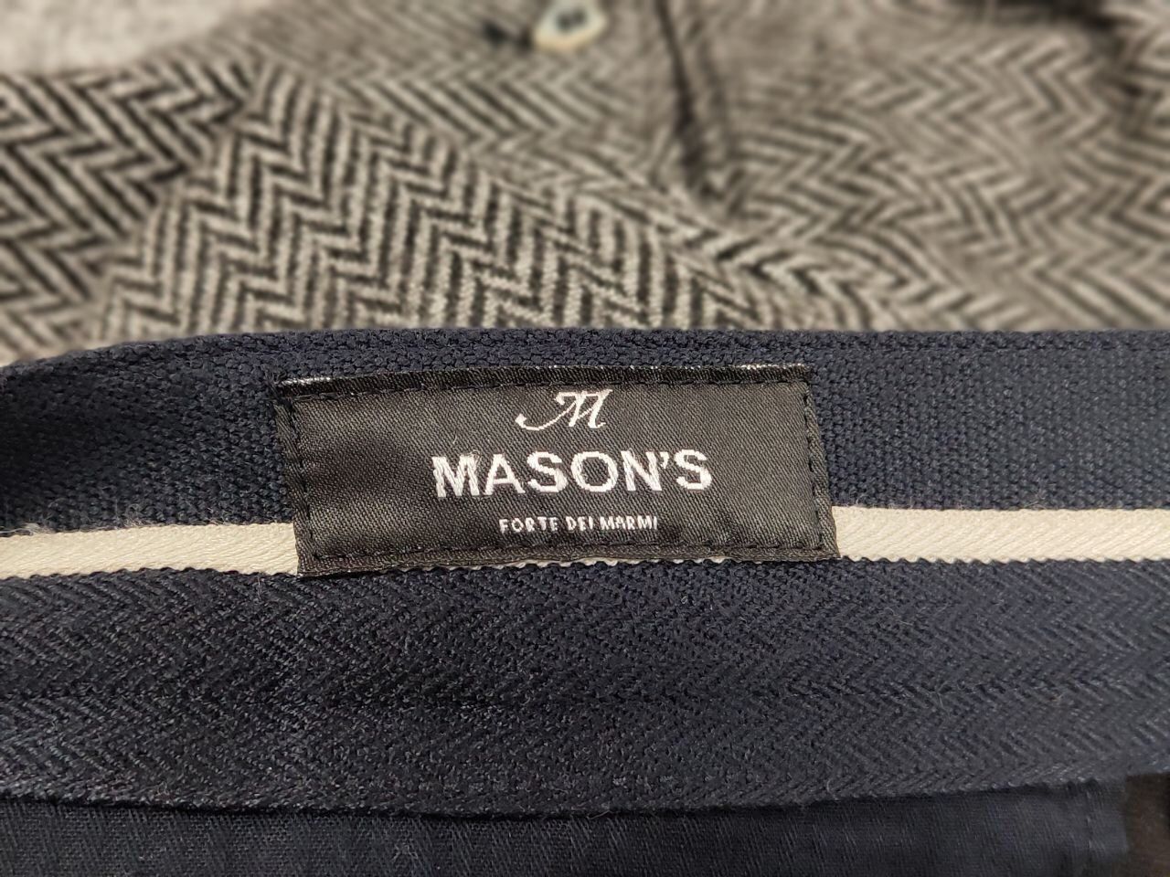 Mason's Mason's Classic premium men's Trousers with Pattern Pants Size US 34 / EU 50 - 18 Thumbnail