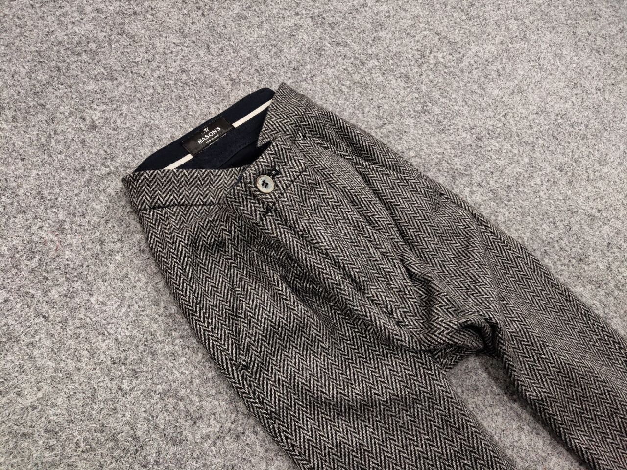 Mason's Mason's Classic premium men's Trousers with Pattern Pants Size US 34 / EU 50 - 10 Thumbnail