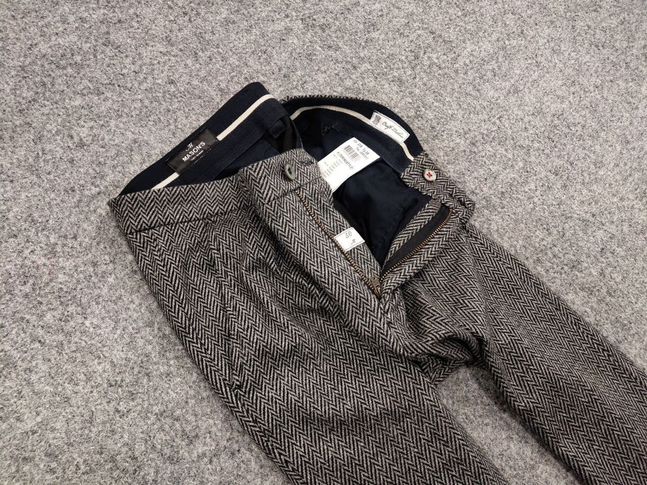 Mason's Mason's Classic premium men's Trousers with Pattern Pants Size US 34 / EU 50 - 11 Thumbnail