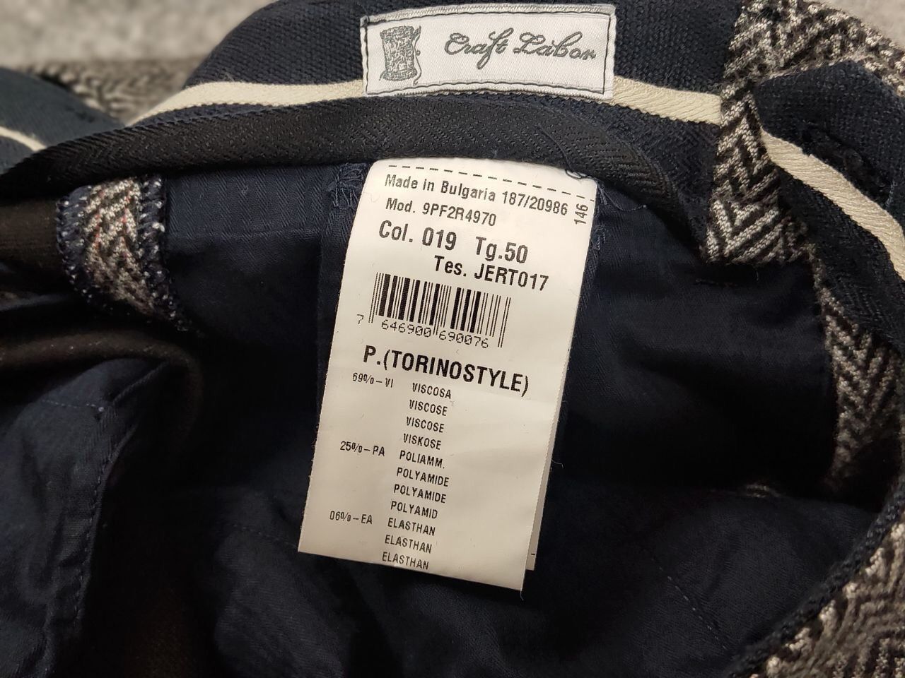 Mason's Mason's Classic premium men's Trousers with Pattern Pants Size US 34 / EU 50 - 20 Thumbnail
