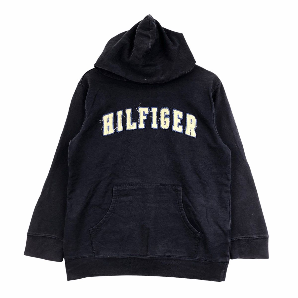 Vintage TOMMY HILFIGER Spell Out Hoodie Pullover Sweatshirt