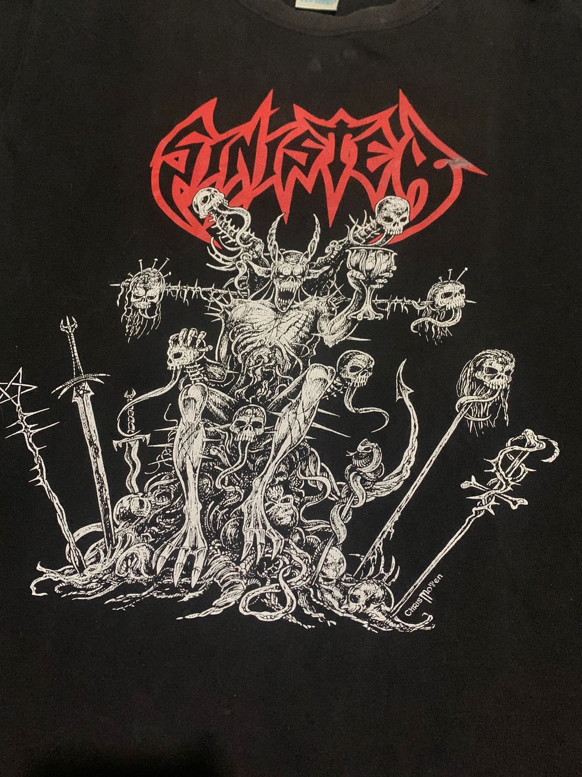 Band Tees Vintage Sinister The Blood Past 2006 T-Shirt Size US L / EU 52-54 / 3 - 3 Thumbnail