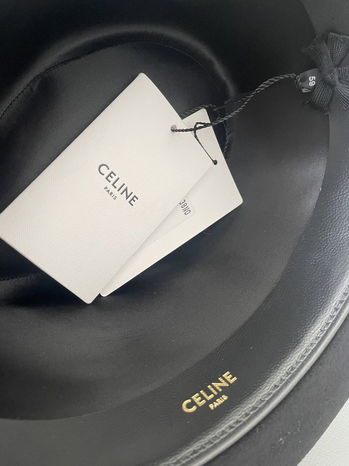 Celine × Hedi Slimane Celine by Hedi Slimane Runway Hat - Lapin (rabbit) 🐰 🐇 Size ONE SIZE - 17 Thumbnail