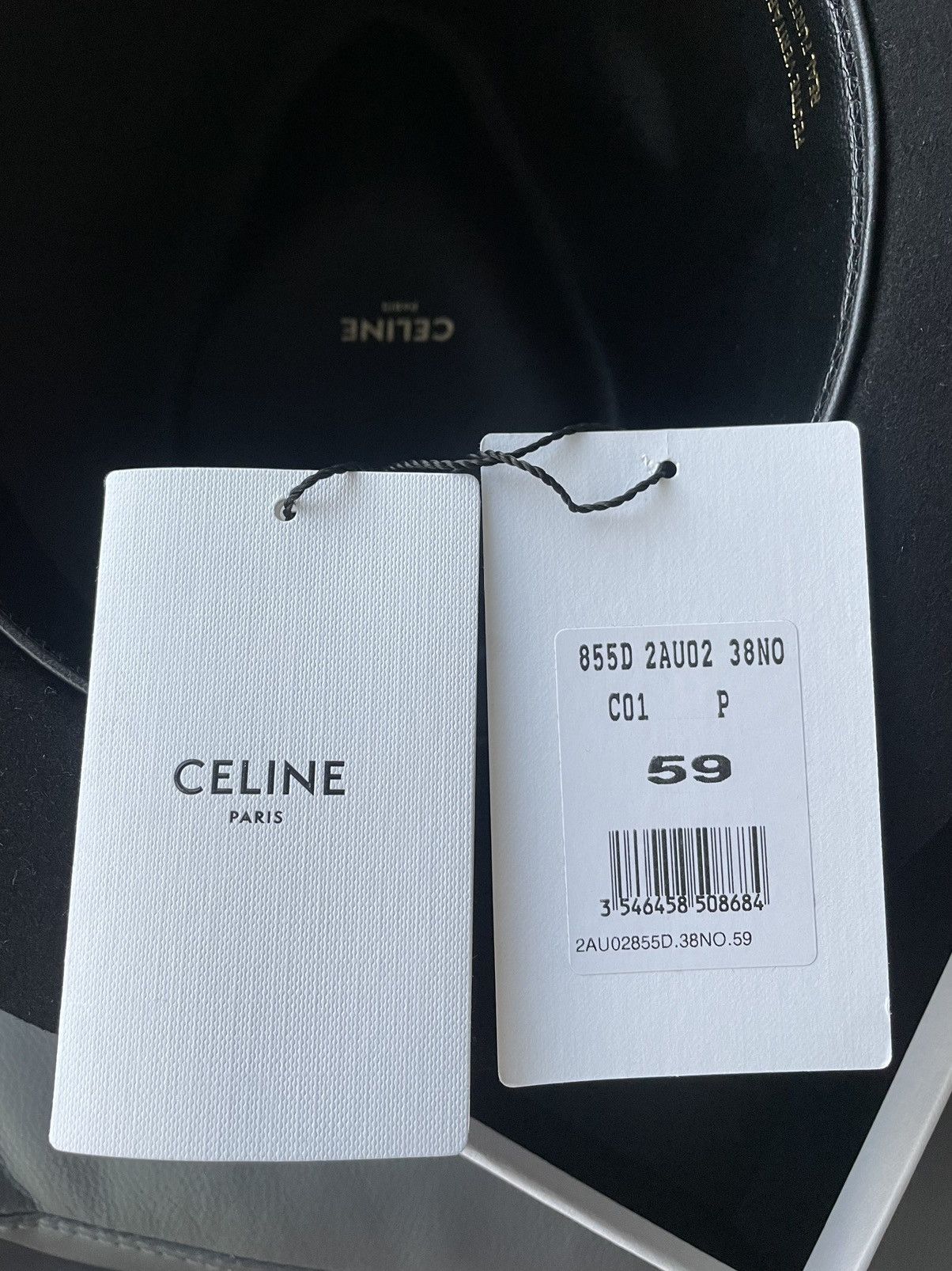 Celine × Hedi Slimane Celine by Hedi Slimane Runway Hat - Lapin (rabbit) 🐰 🐇 Size ONE SIZE - 4 Thumbnail