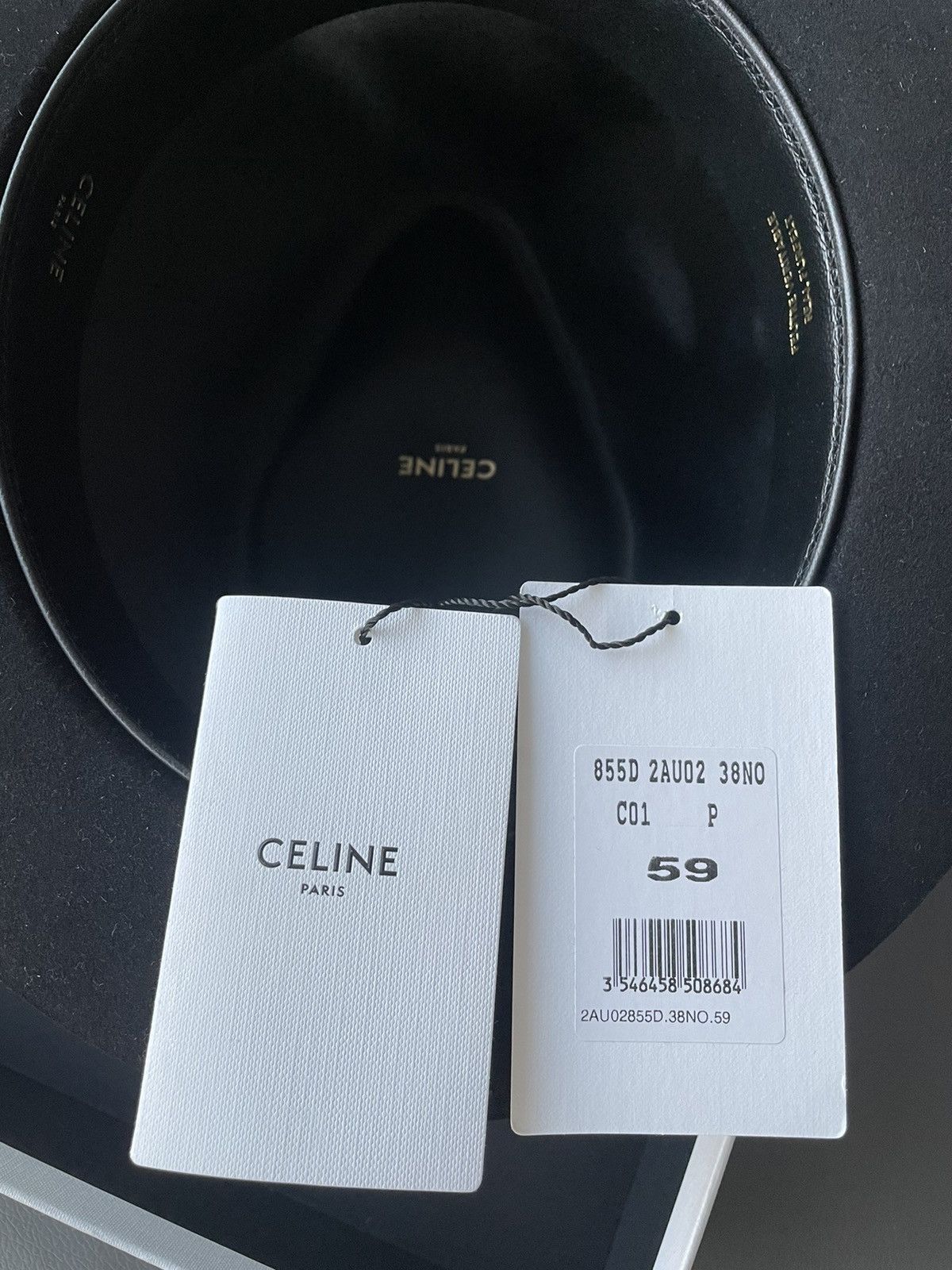 Celine × Hedi Slimane Celine by Hedi Slimane Runway Hat - Lapin (rabbit) 🐰 🐇 Size ONE SIZE - 5 Thumbnail
