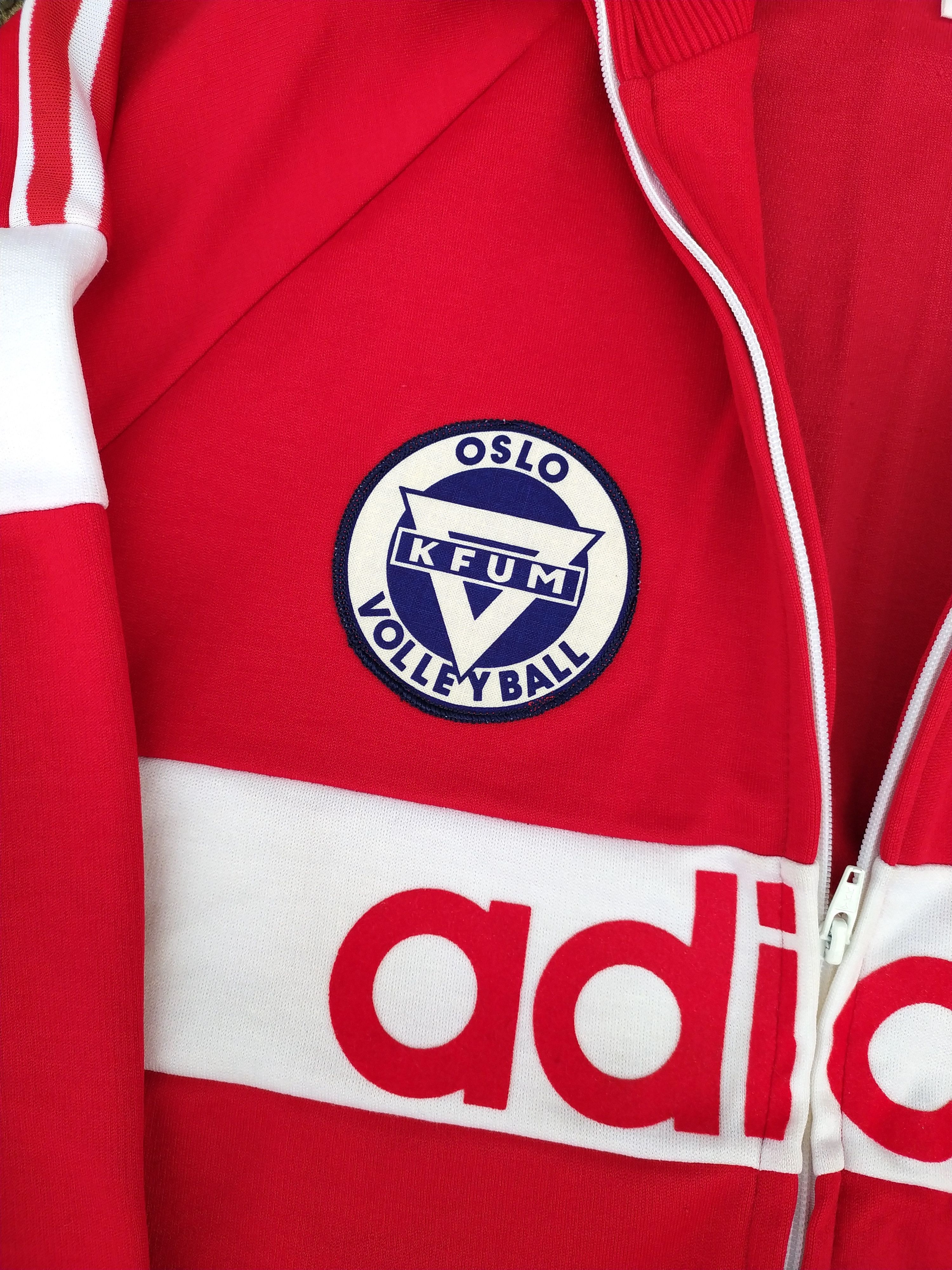 Adidas × Vintage Adidas - Oslo KFUM Volleyball 80s very rare track suit Size US L / EU 52-54 / 3 - 4 Thumbnail