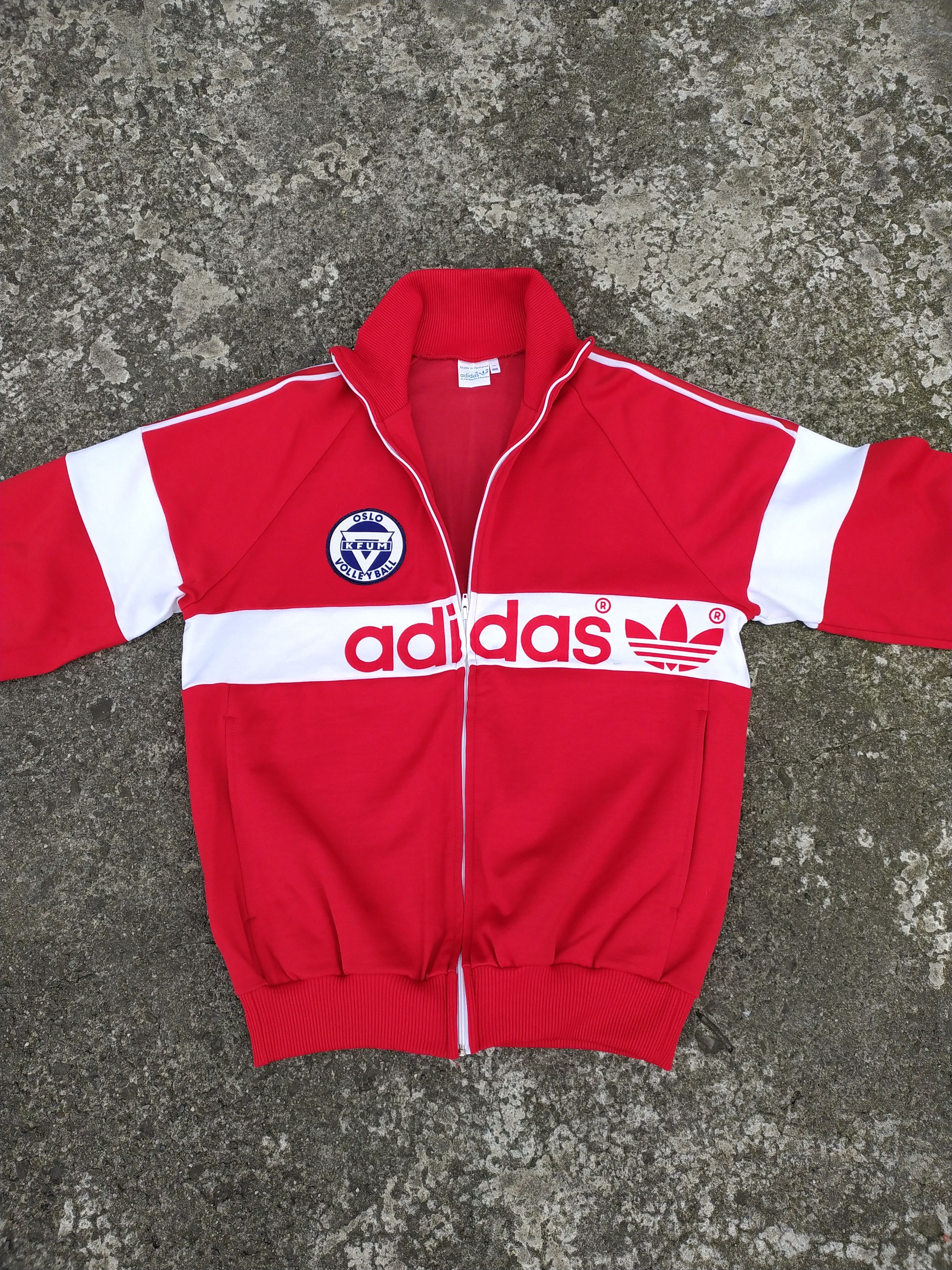 Adidas × Vintage Adidas - Oslo KFUM Volleyball 80s very rare track suit Size US L / EU 52-54 / 3 - 2 Thumbnail
