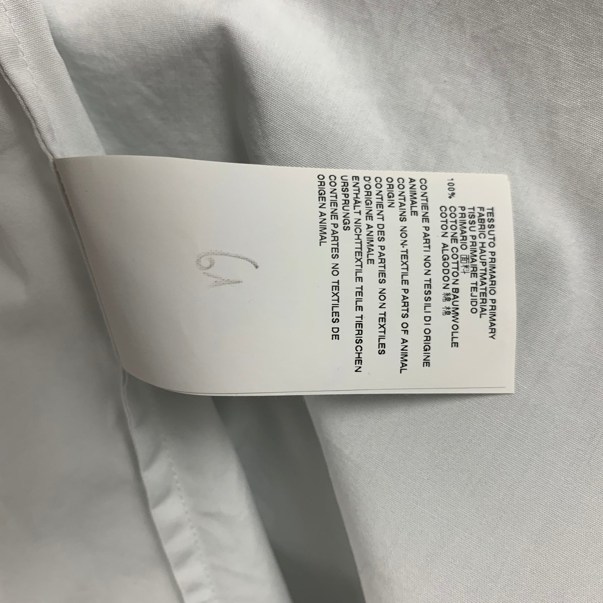Maison Margiela White Cotton Short Sleeve Shirt Size US S / EU 44-46 / 1 - 5 Thumbnail