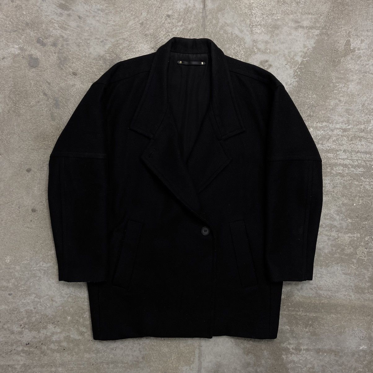 Allsaints ALLSAINTS ARCHIVE VINTAGE DARKNESS WOOL COAT - № 2067 Size US M / EU 48-50 / 2 - 2 Thumbnail