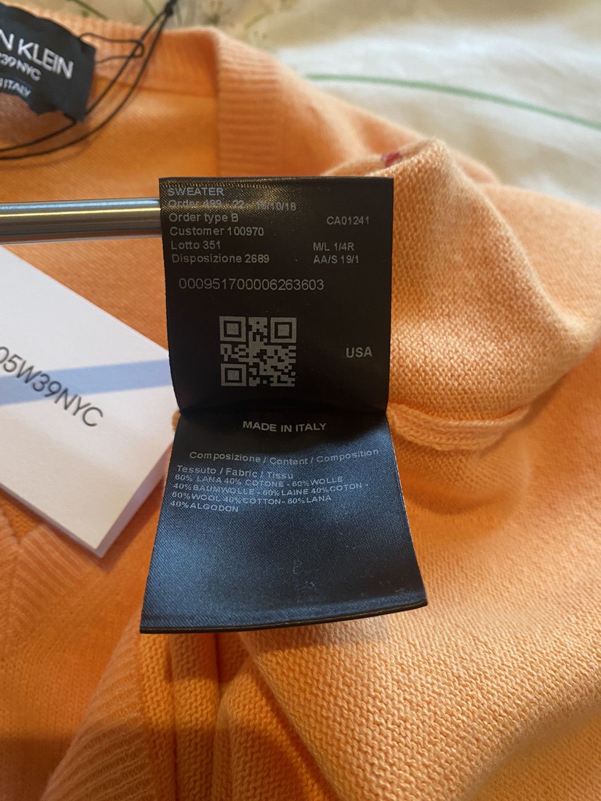 Calvin Klein 205W39NYC SS19 Calvin Klein CK205w39nyc wool sweater Raf Simons Size US S / EU 44-46 / 1 - 12 Thumbnail