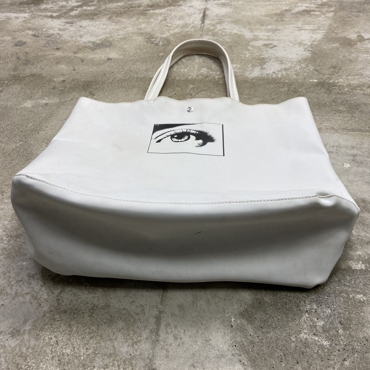 Calvin Klein CALVIN KLEIN EYE ECO LEATHER FADED RARE Y2K TOTE BAG № 6008 Size ONE SIZE - 3 Thumbnail