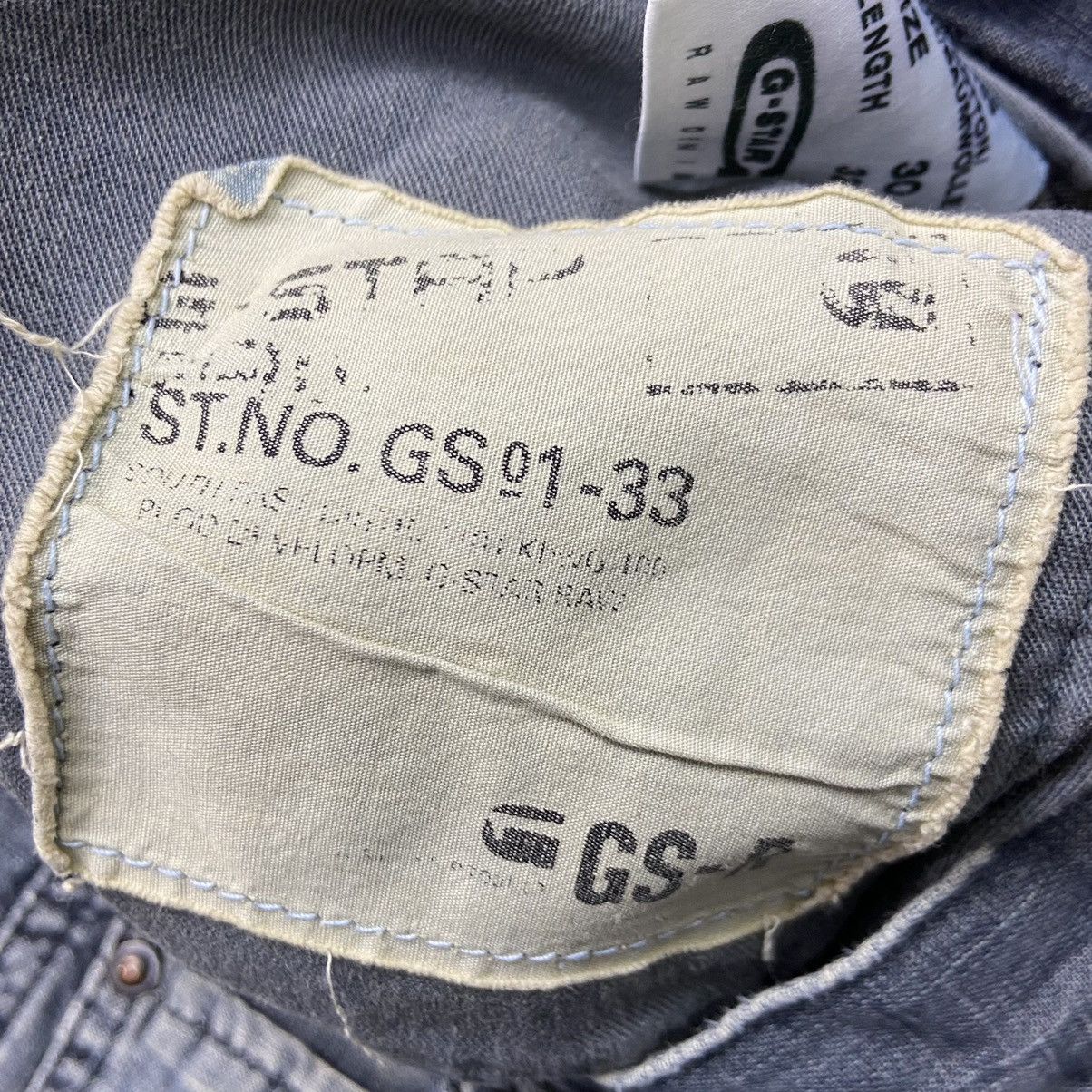G-Star 2000s GSTAR BONDAGE MULTIPOCKET RARE Y2K DENIM SHORTS - 3065 Size US 30 / EU 46 - 8 Thumbnail
