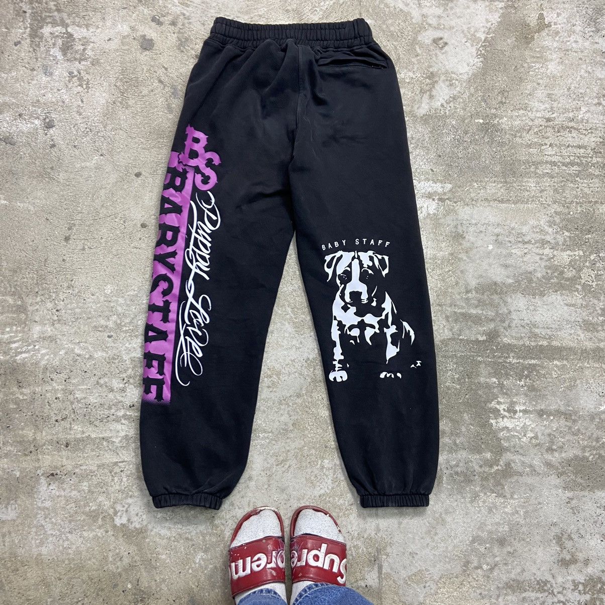 Vintage PUPPY COUTURE BABY STUFF RARE VINTAGE SWEATPANTS - № 3030 Size US 32 / EU 48 - 1 Thumbnail