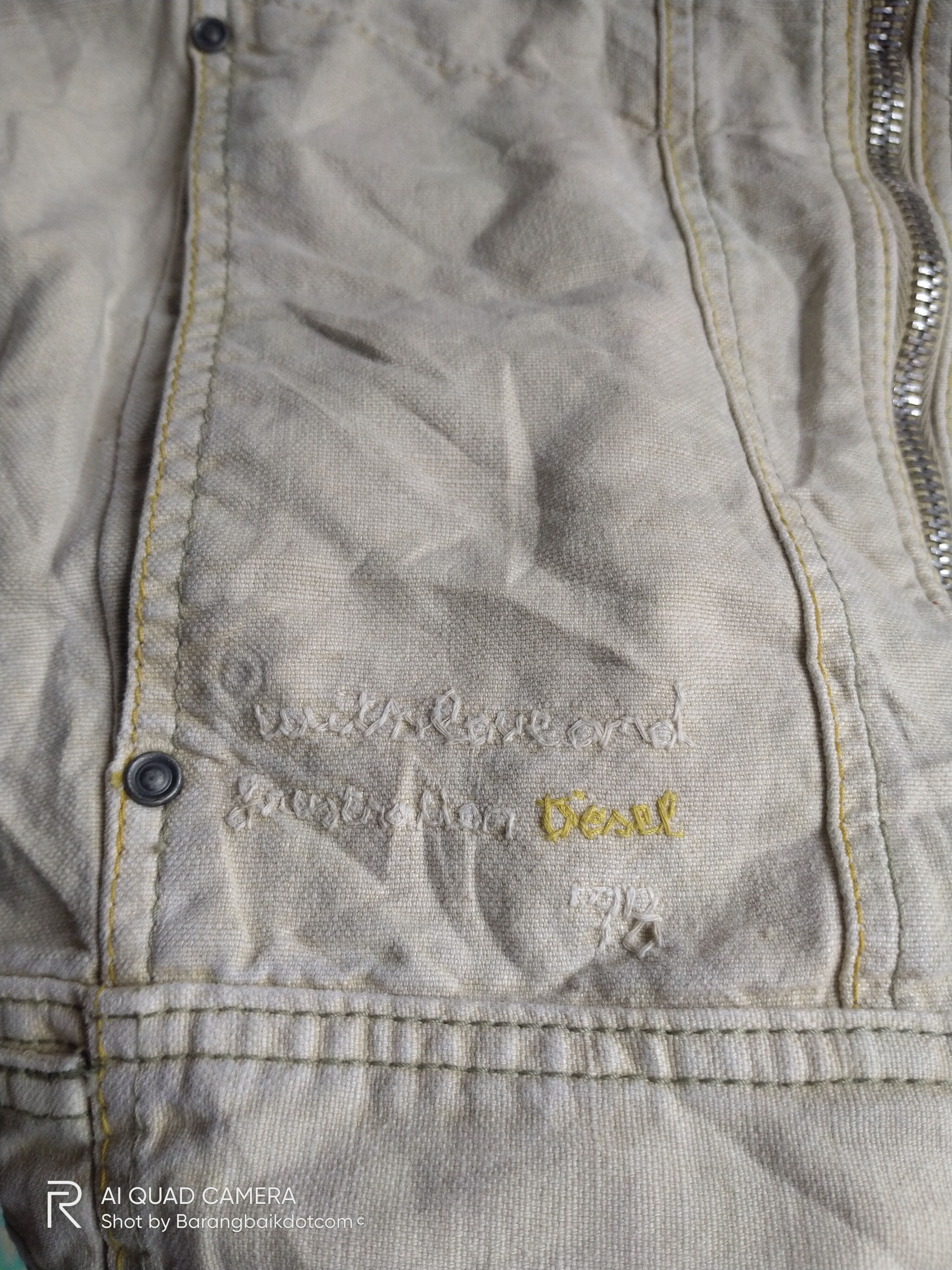 Diesel Diesel denim zip up trucker jackets Size US L / EU 52-54 / 3 - 6 Thumbnail
