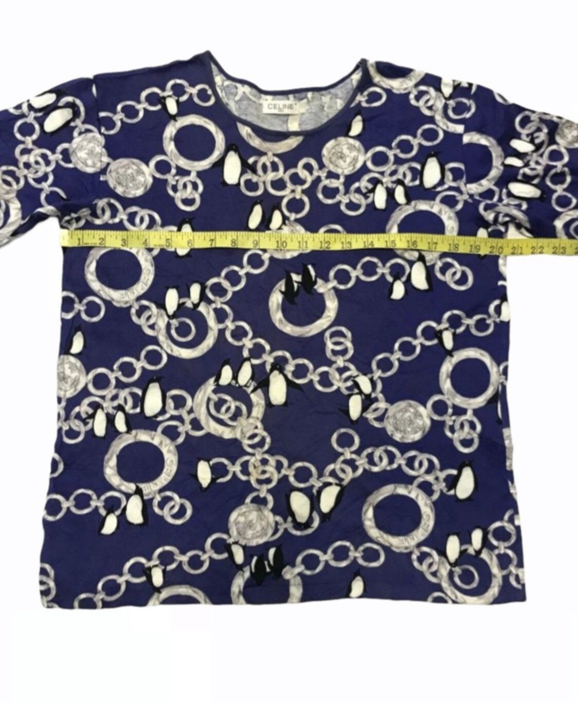 Celine × If Six Was Nine × Vintage VINTAGE 90s CELINE PARIS TEE Size US M / EU 48-50 / 2 - 5 Thumbnail