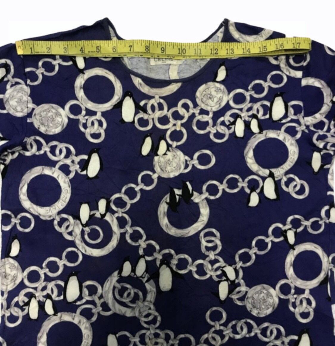 Celine × If Six Was Nine × Vintage VINTAGE 90s CELINE PARIS TEE Size US M / EU 48-50 / 2 - 7 Thumbnail