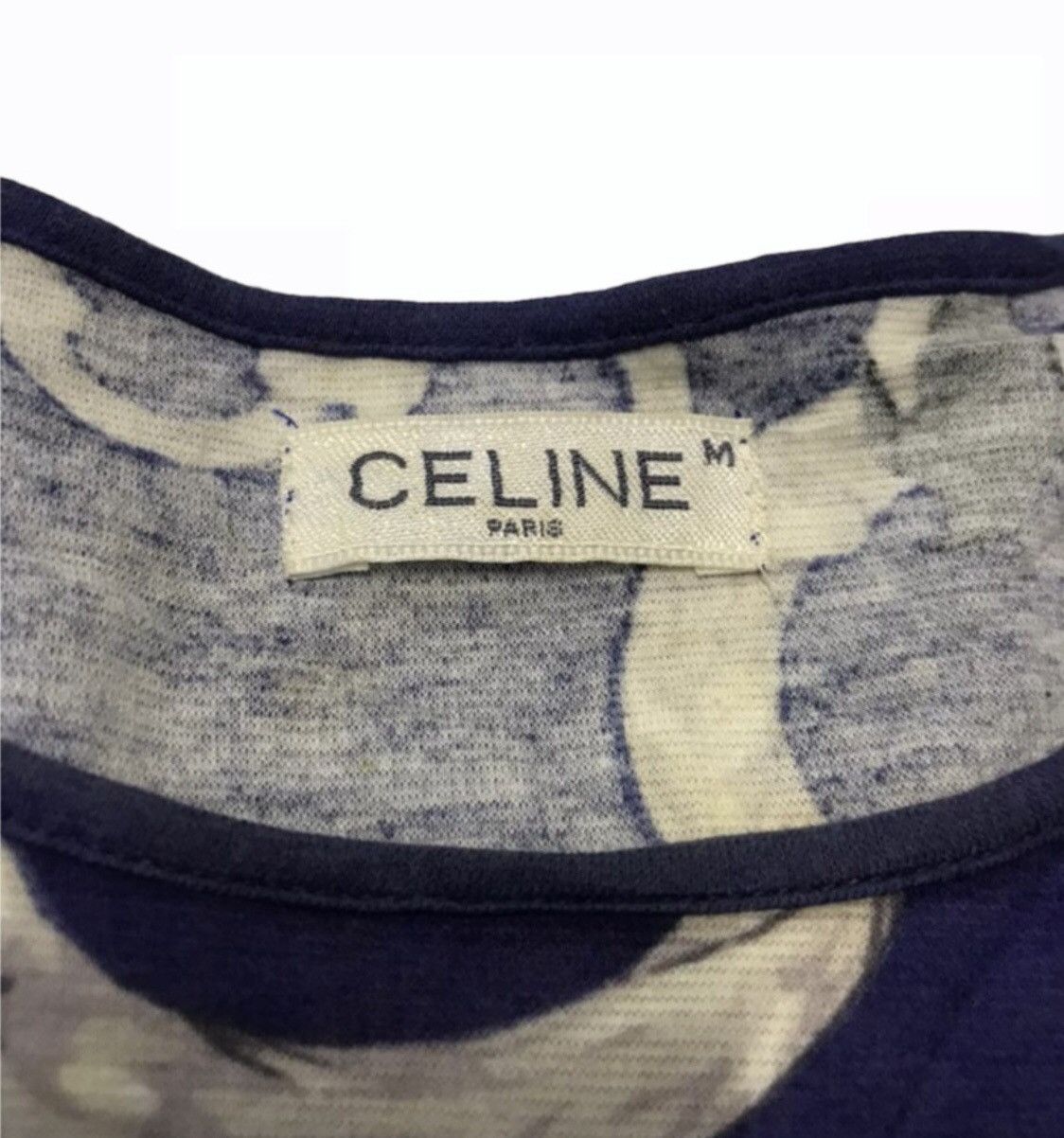Celine × If Six Was Nine × Vintage VINTAGE 90s CELINE PARIS TEE Size US M / EU 48-50 / 2 - 3 Thumbnail