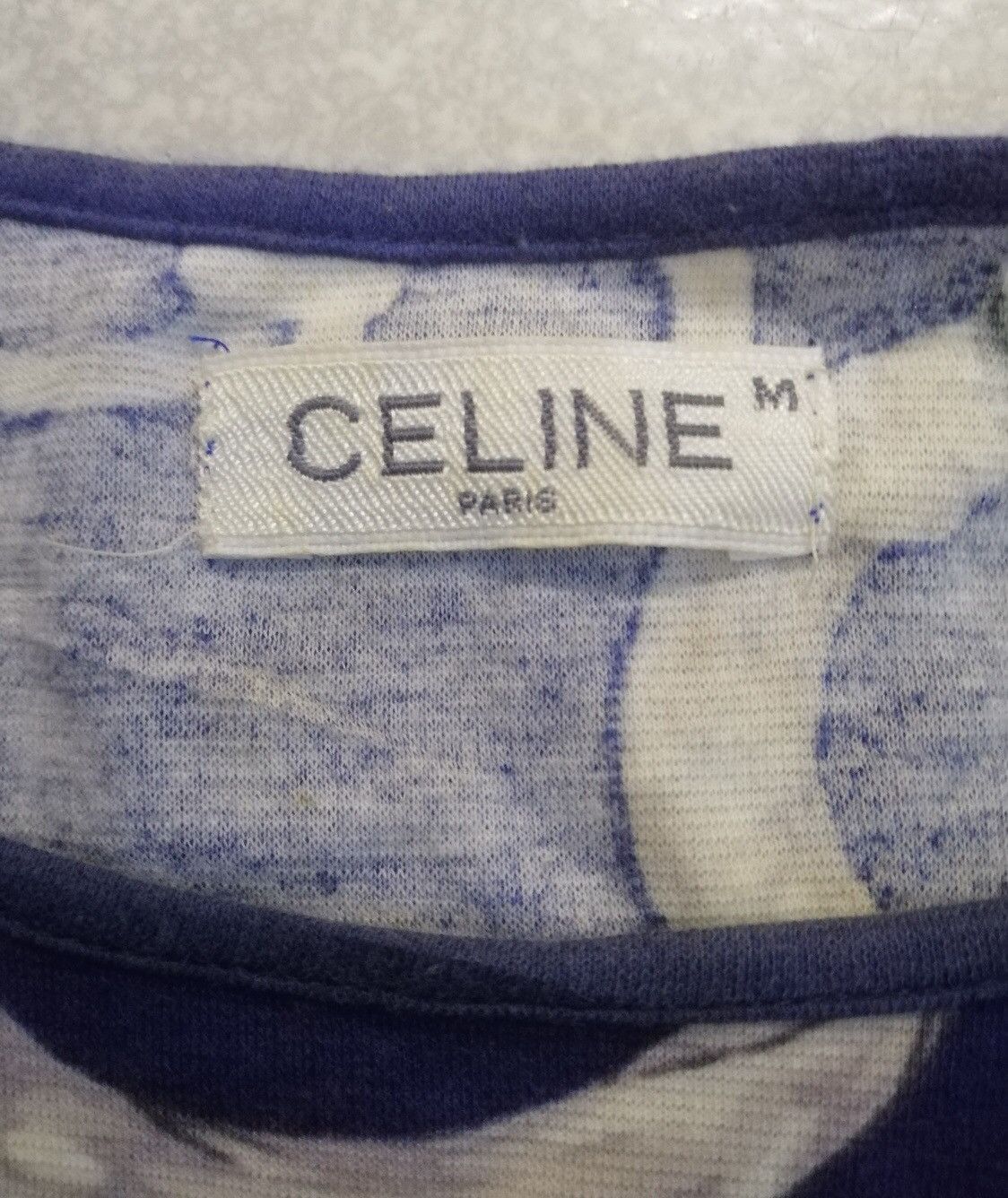 Celine × If Six Was Nine × Vintage VINTAGE 90s CELINE PARIS TEE Size US M / EU 48-50 / 2 - 4 Thumbnail