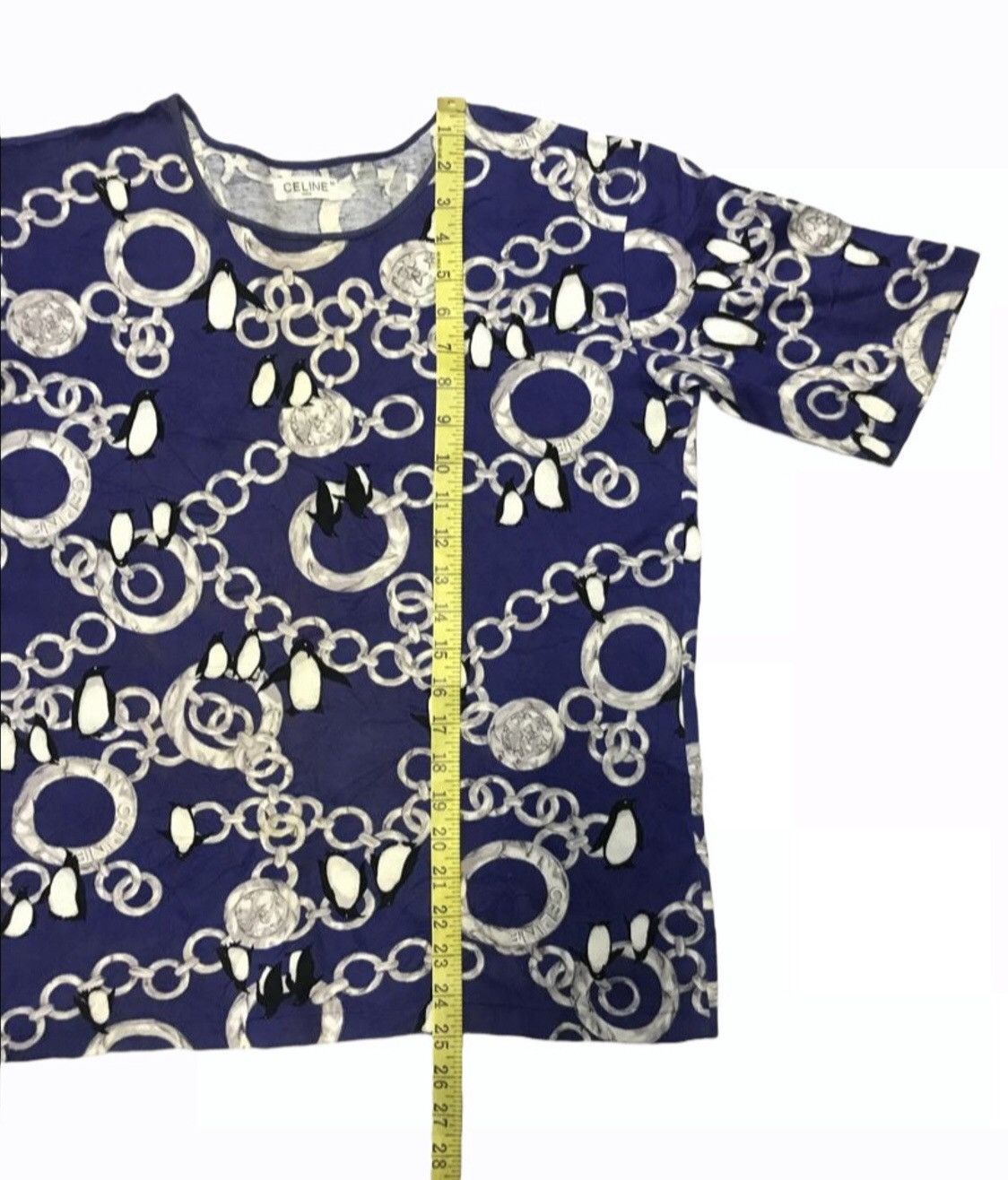 Celine × If Six Was Nine × Vintage VINTAGE 90s CELINE PARIS TEE Size US M / EU 48-50 / 2 - 9 Thumbnail