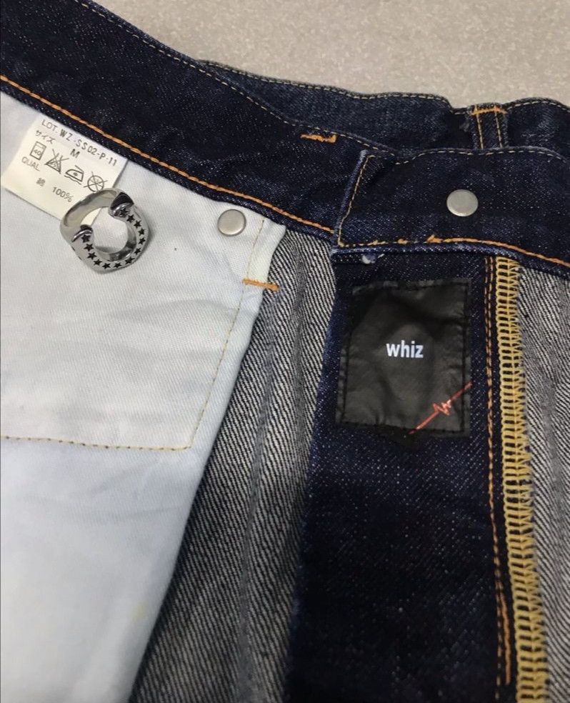 If Six Was Nine × Japanese Brand Whiz limited Japan Distressed SELVEDGE JEANS Size US 33 - 15 Thumbnail