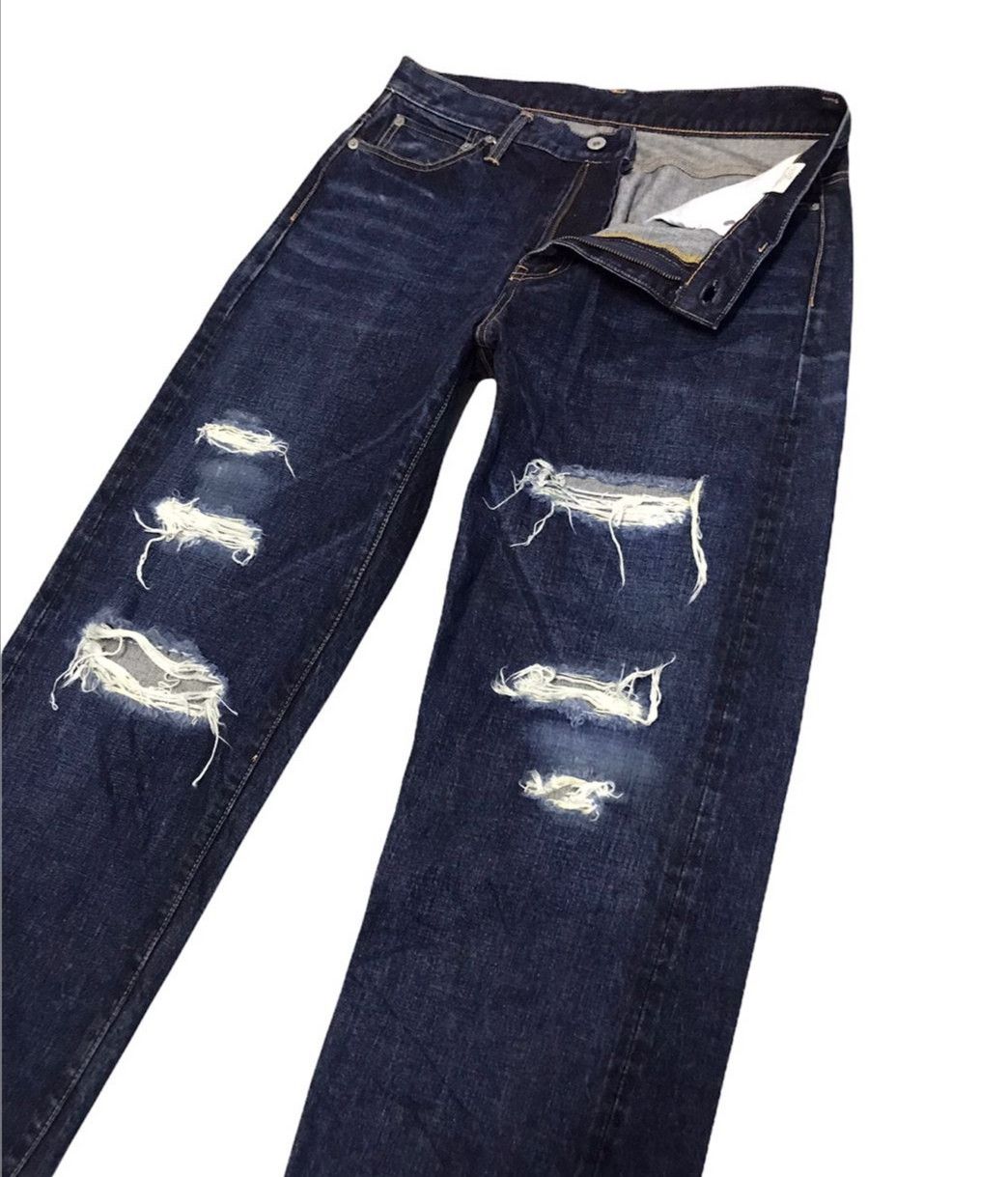 If Six Was Nine × Japanese Brand Whiz limited Japan Distressed SELVEDGE JEANS Size US 33 - 3 Thumbnail