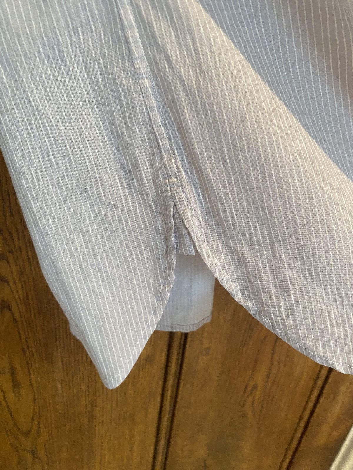 Saint Laurent Paris $890 🤑 SS18 Saint Laurent off white silk blend poplin shirt Size 38R - 22 Thumbnail