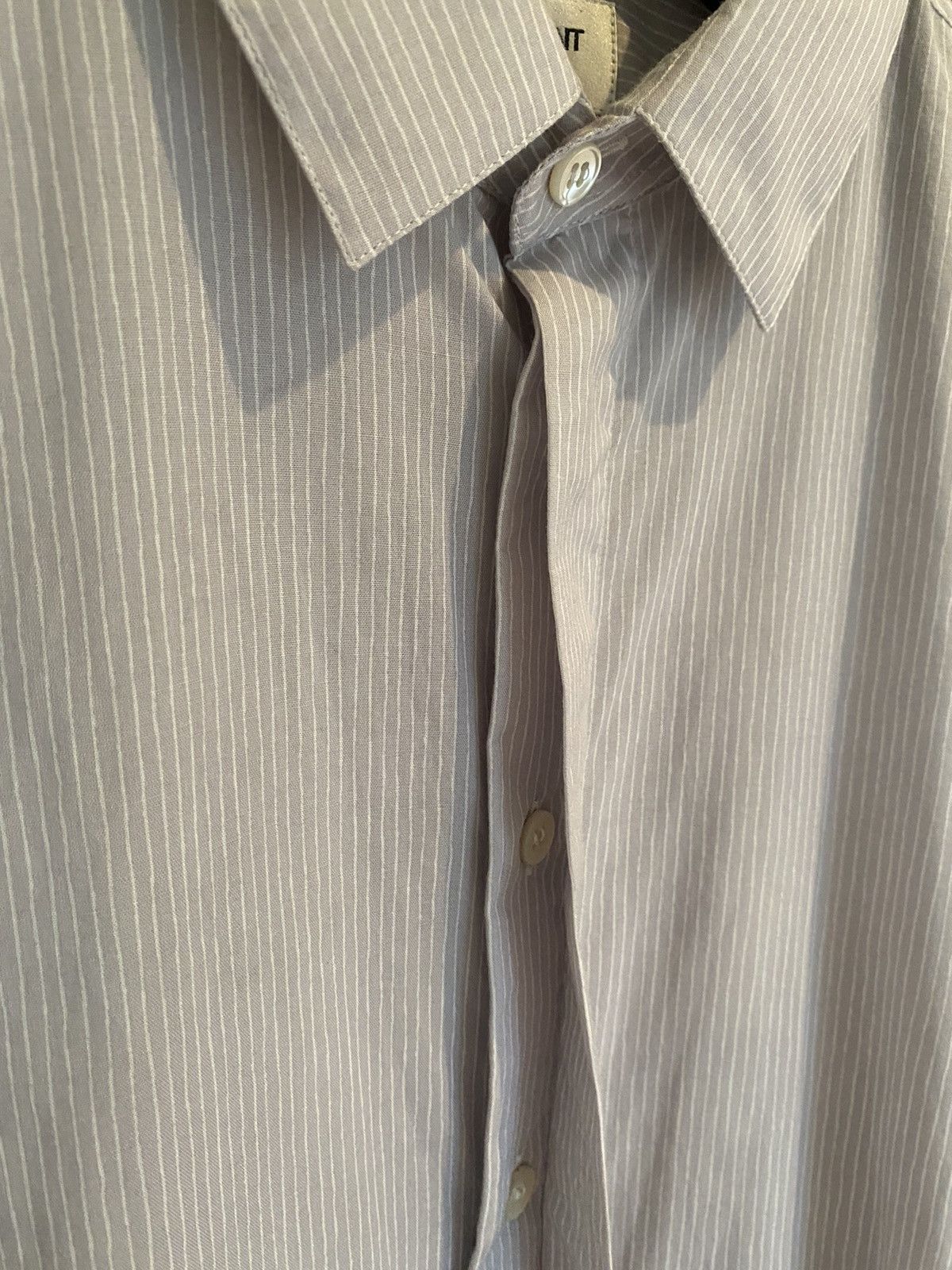 Saint Laurent Paris $890 🤑 SS18 Saint Laurent off white silk blend poplin shirt Size 38R - 15 Thumbnail