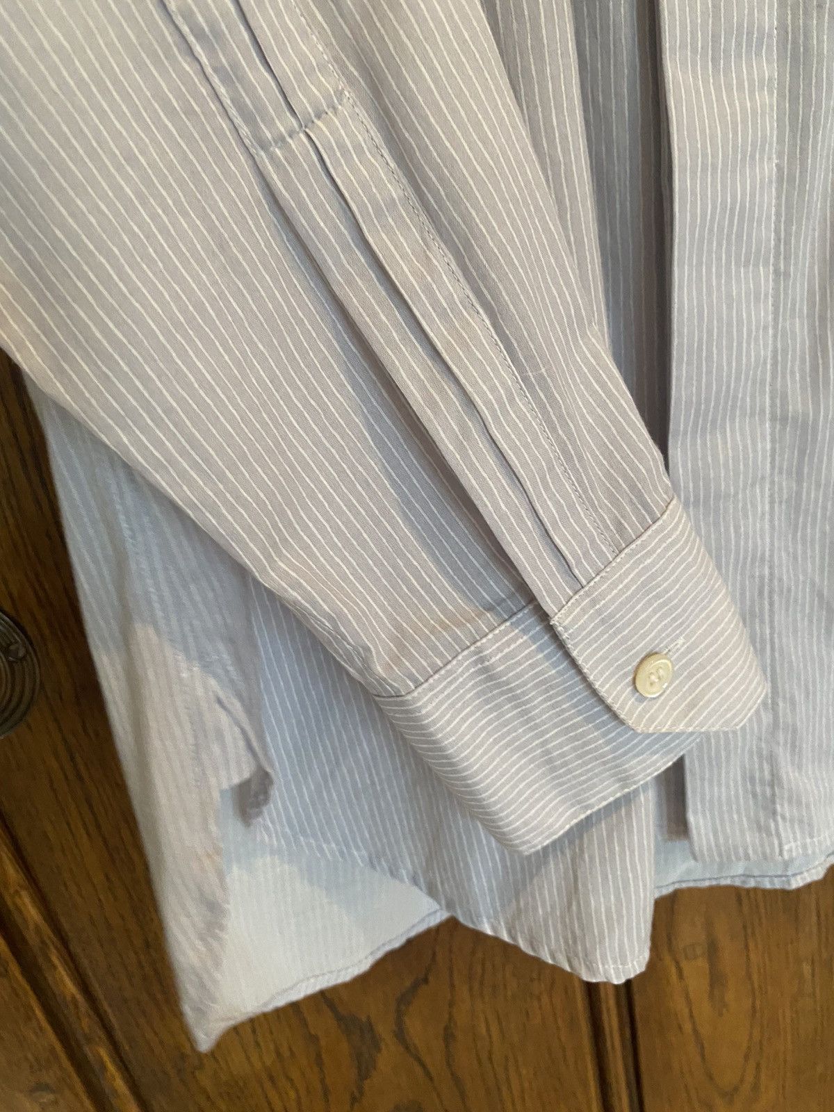 Saint Laurent Paris $890 🤑 SS18 Saint Laurent off white silk blend poplin shirt Size 38R - 17 Thumbnail