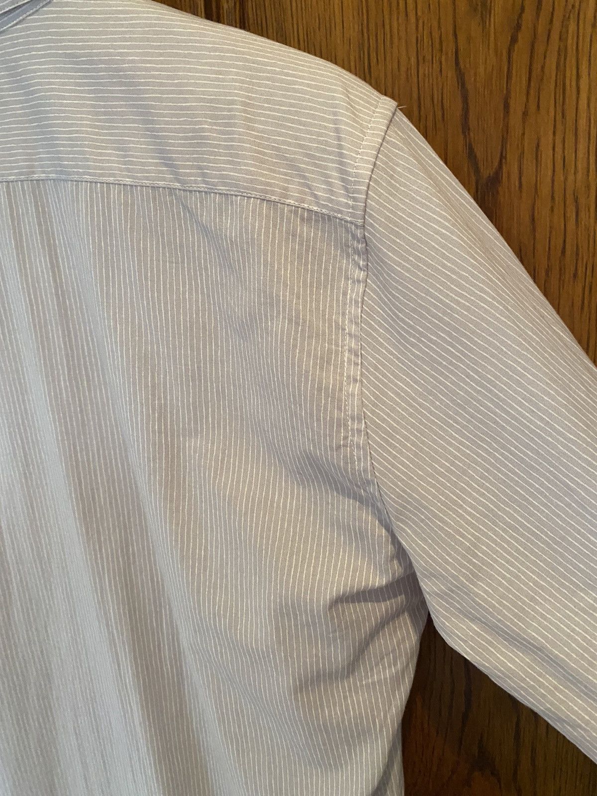 Saint Laurent Paris $890 🤑 SS18 Saint Laurent off white silk blend poplin shirt Size 38R - 20 Thumbnail