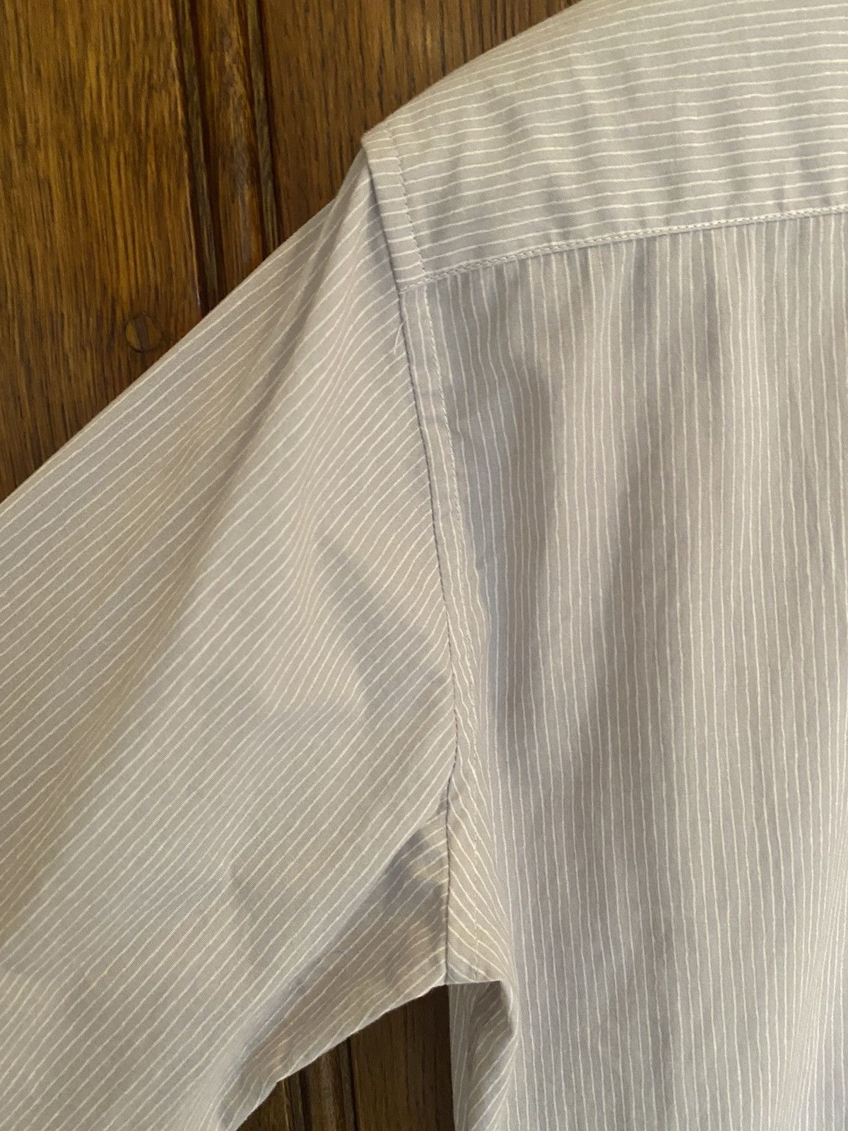 Saint Laurent Paris $890 🤑 SS18 Saint Laurent off white silk blend poplin shirt Size 38R - 19 Thumbnail