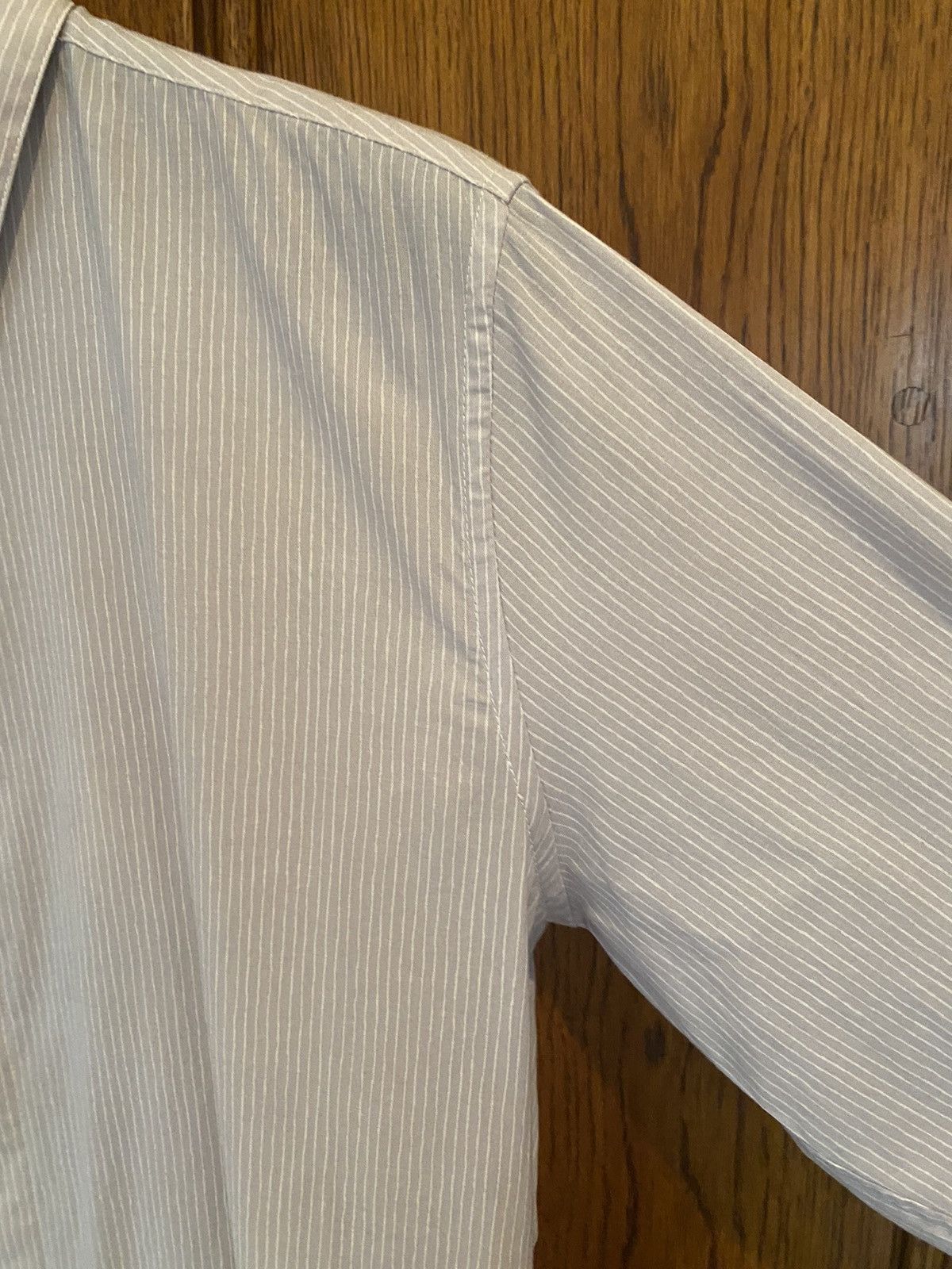 Saint Laurent Paris $890 🤑 SS18 Saint Laurent off white silk blend poplin shirt Size 38R - 12 Thumbnail