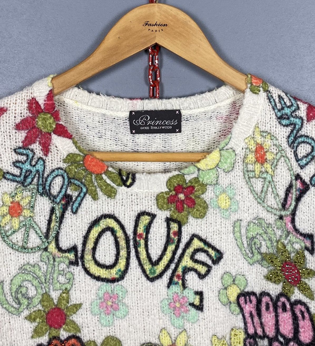 Other Princess goes Hollywood Jumper Sweater Women’s Love Print Size XS / US 0-2 / IT 36-38 - 2 Thumbnail