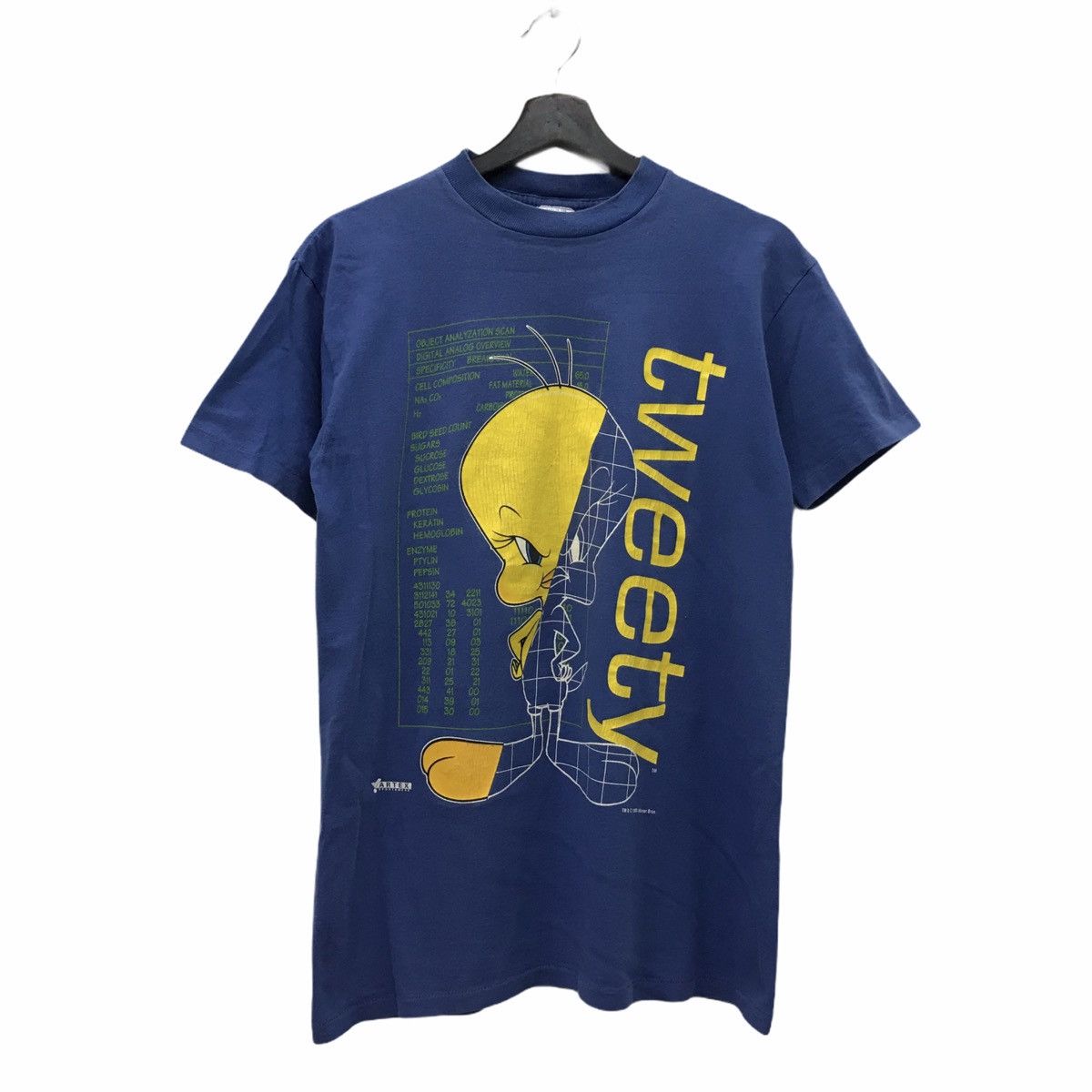 Rare‼️Vintage 90s TWEETY tee warner bros copyright