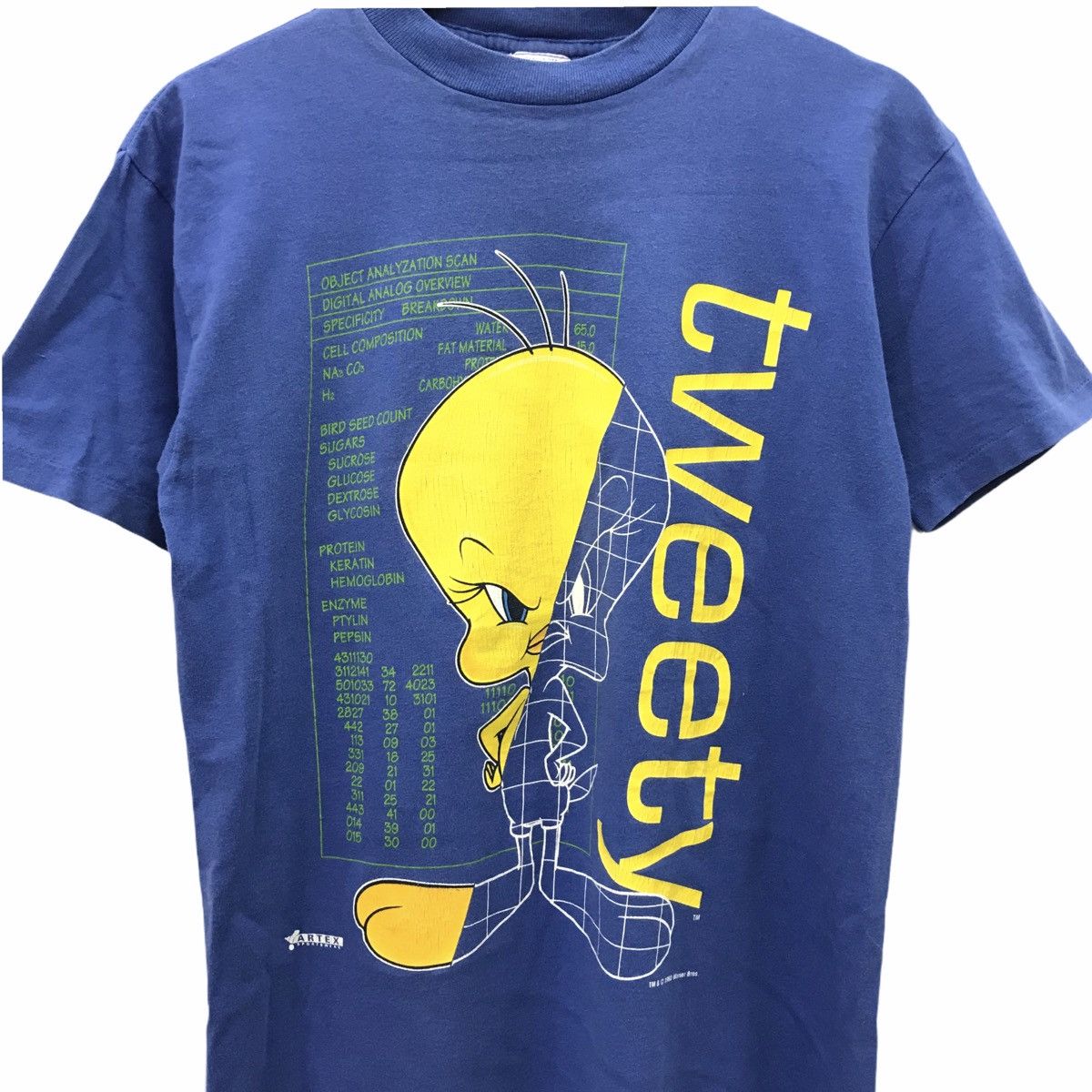 Rare‼️Vintage 90s TWEETY tee warner bros copyright