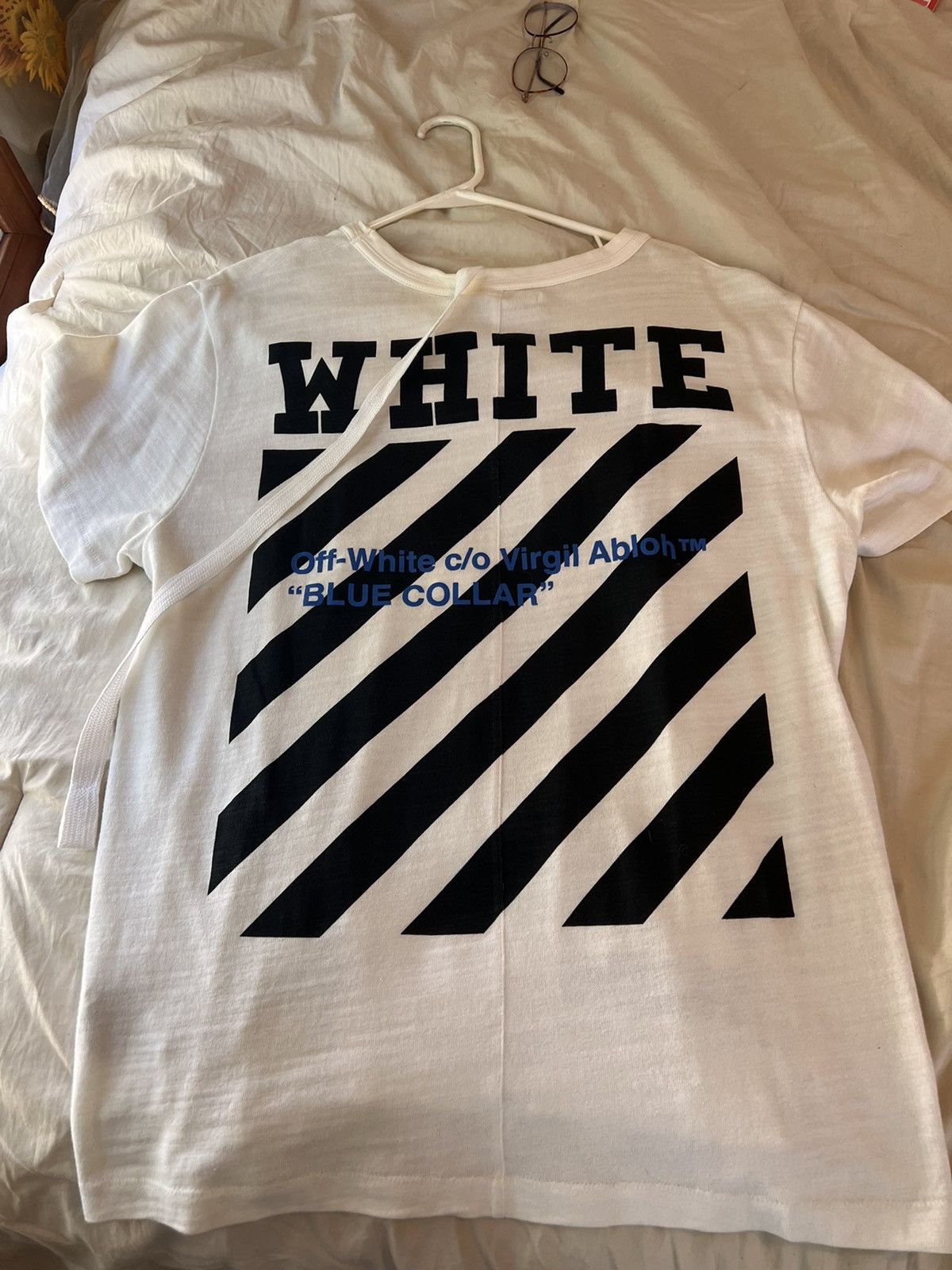 Off white blue collar shirt 2025