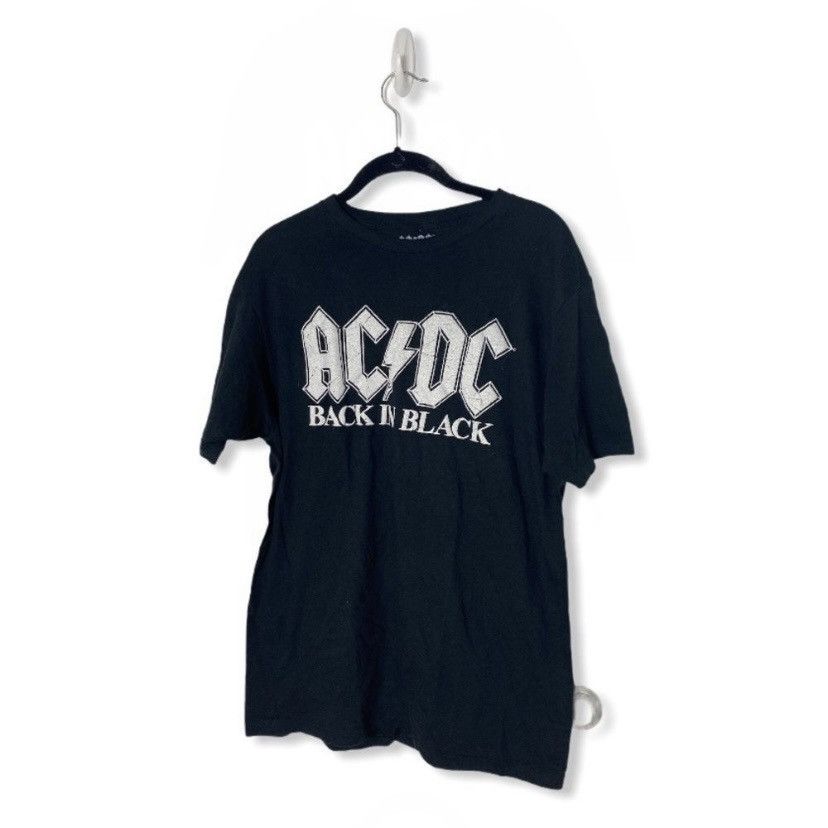 Ac/Dc ACDC Back in Black Band T-shirt | Grailed