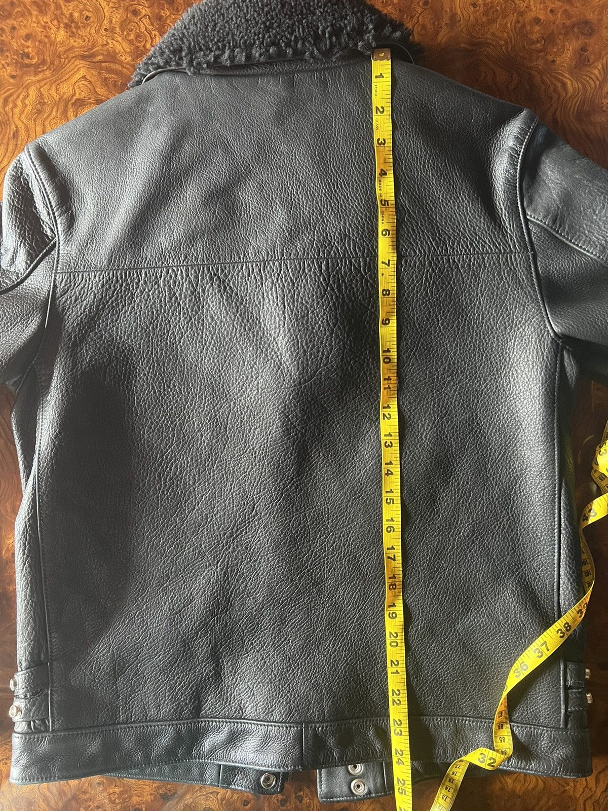 John Elliott John Elliot Shearling Collar Leather Rider Jacket Size US L / EU 52-54 / 3 - 9 Thumbnail