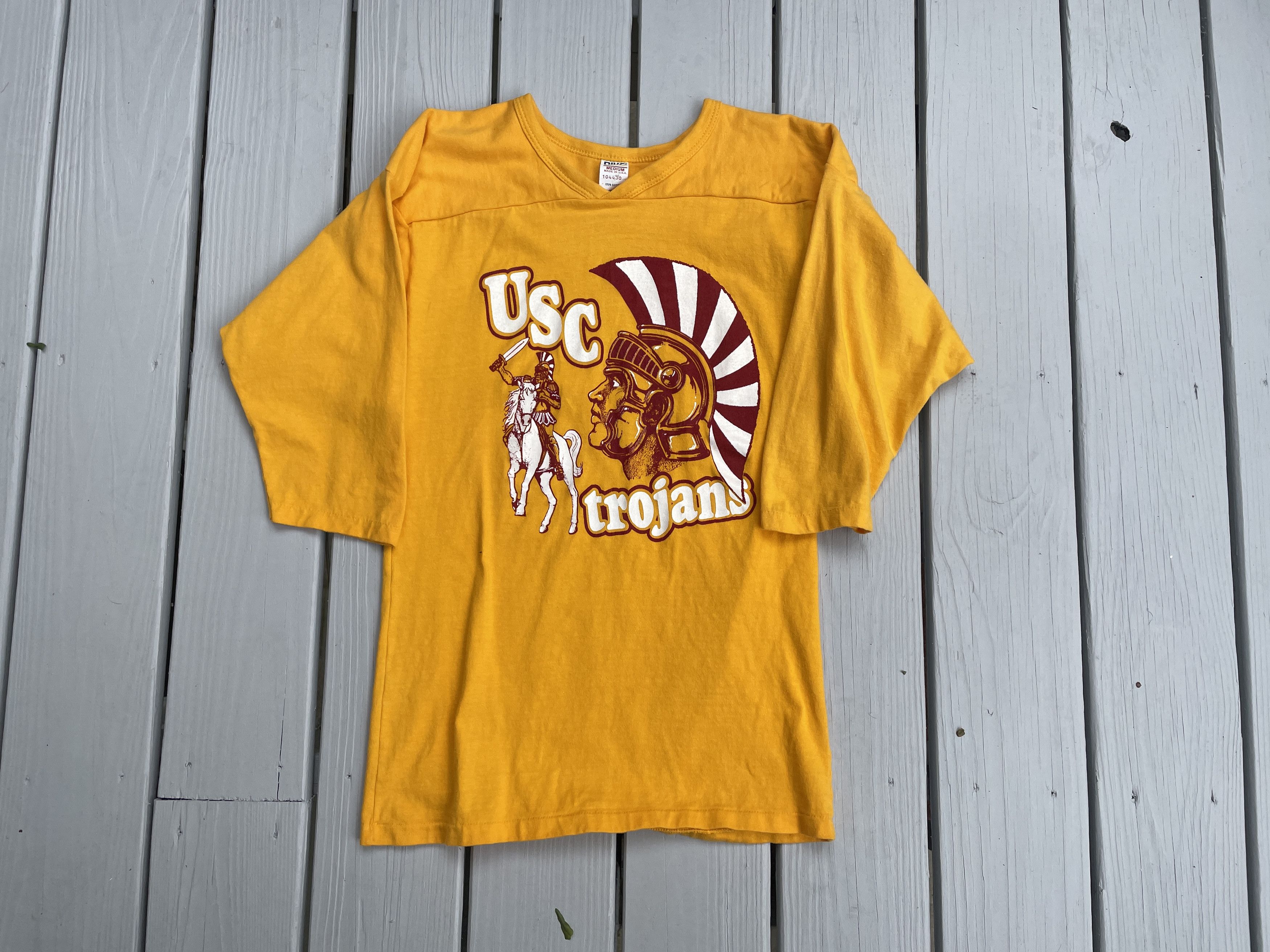 unbranded, Shirts, Vintage Rare Usc Trojans Baseball Jersey