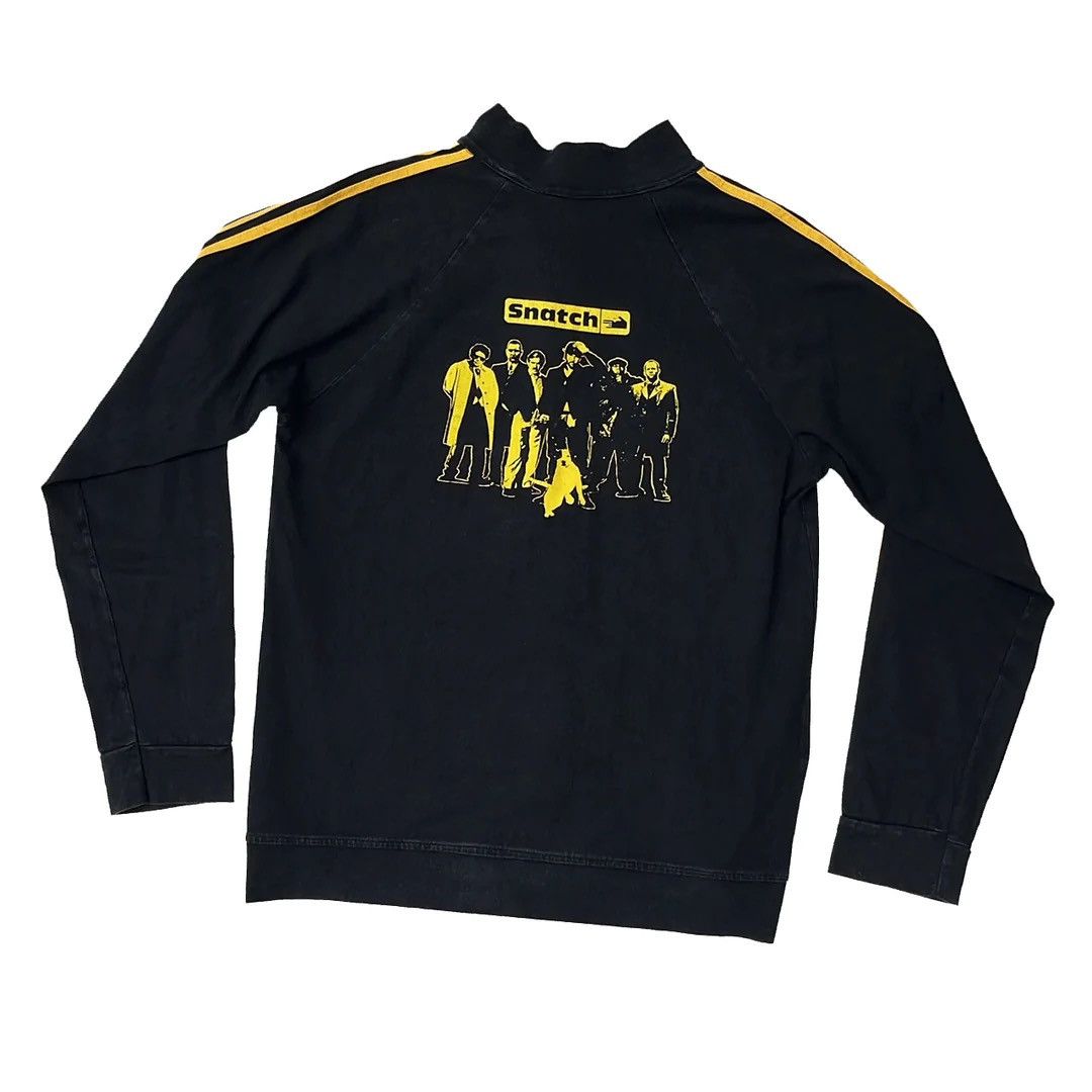 image of Snatch 2000 Movie Promo Vintage Track Striped Jacket in Black, Men's (Size Medium)